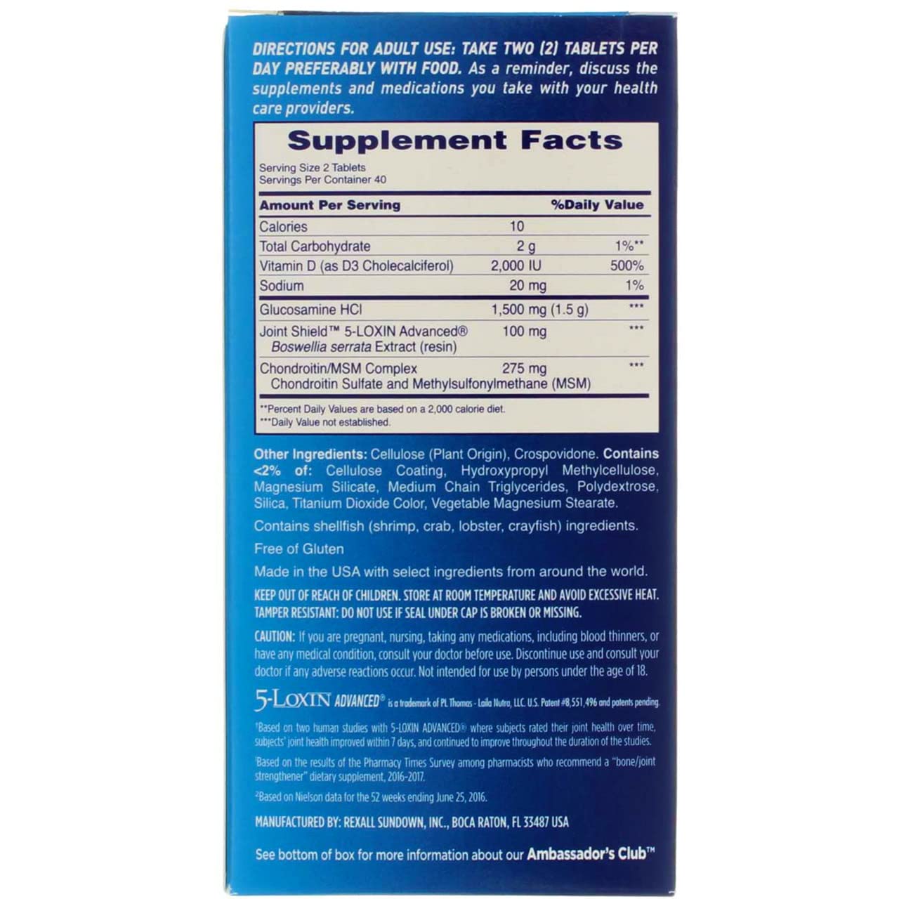 Osteo Bi-Flex Advanced Triple Strength with Vitamin D3 Caplets, 160 Caplets