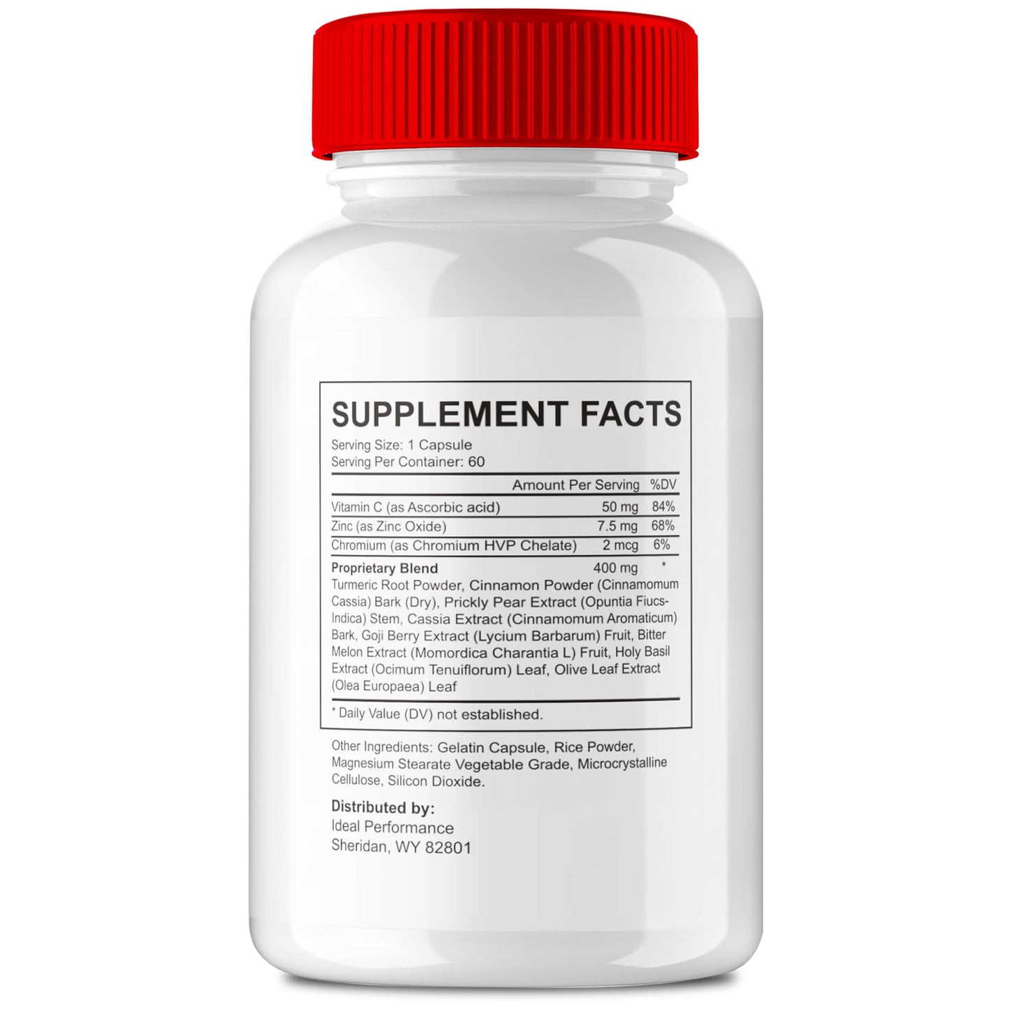 IDEAL PERFORMANCE Gluco Plus Advanced Blood Formula Capsules, 300 Count