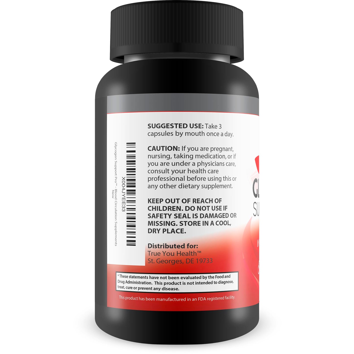 True You Health Glycogen Support Pro Capsules 90 Count