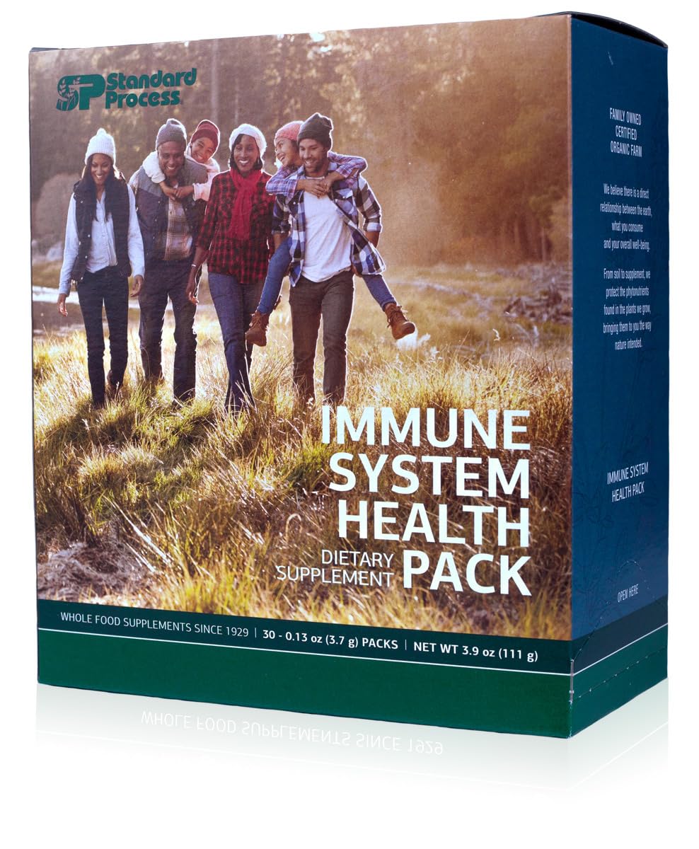Standard Process Inc. Immune System Health Pack, Bone & Skin Health Powder, 30 Packs