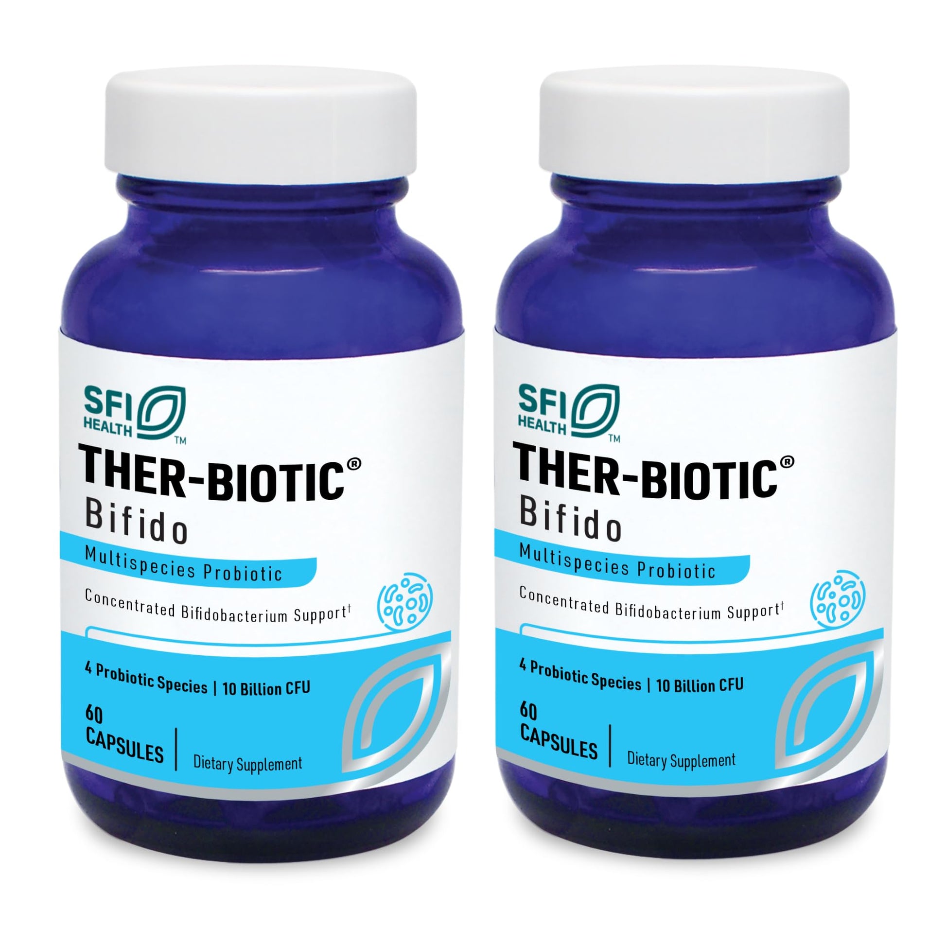 SFI Health Ther-Biotic Factor 4-100% Bifidobacterium Probiotic - Bifidobacterium Bifidum with Breve, Lactis & Longum - Immune & Gut Health Support - Hypoallergenic Capsule, 120 Count