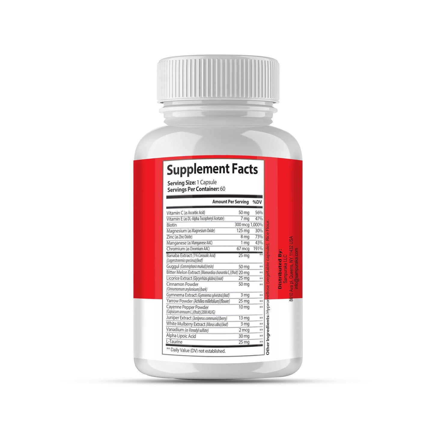 Sampuraka Gluco Ally New Advanced Formula Made in USA Capsule 1