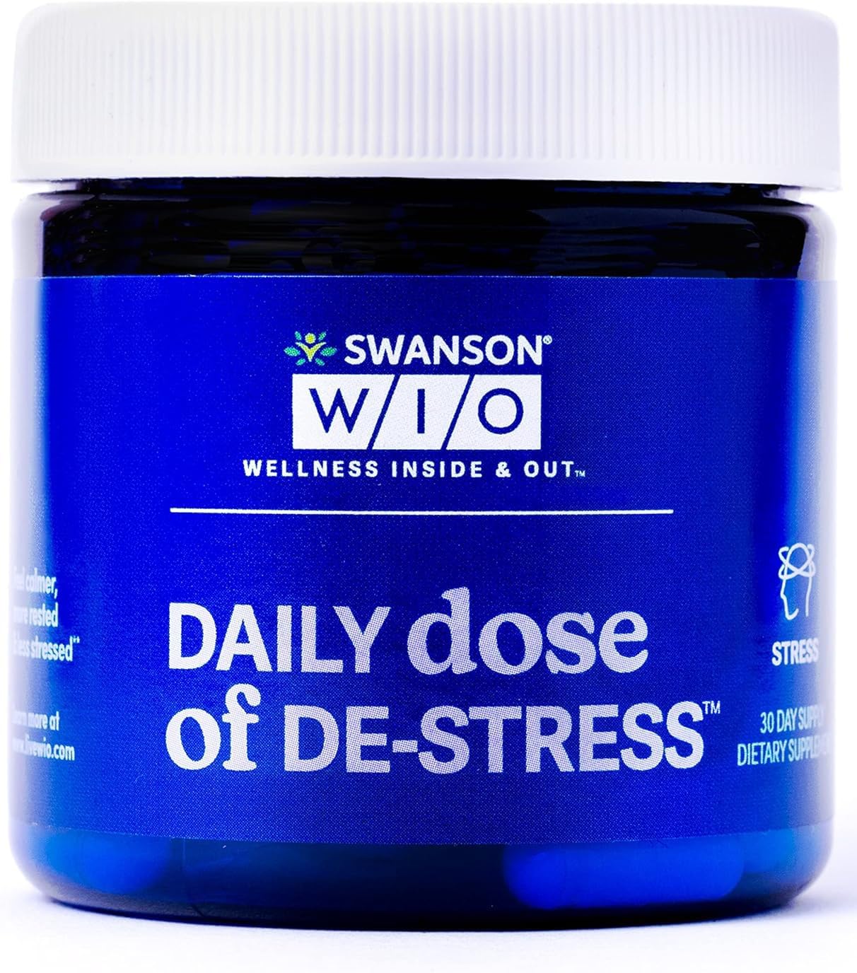 Swanson WIO DE-Stress Support Capsules 30 Count