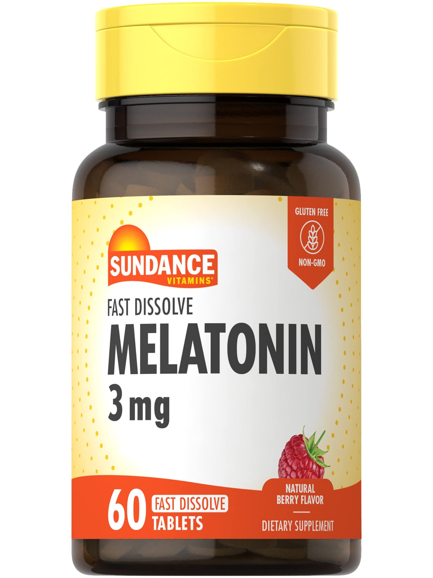 Sundance Melatonin 3mg Fast Dissolve Tablets, 60