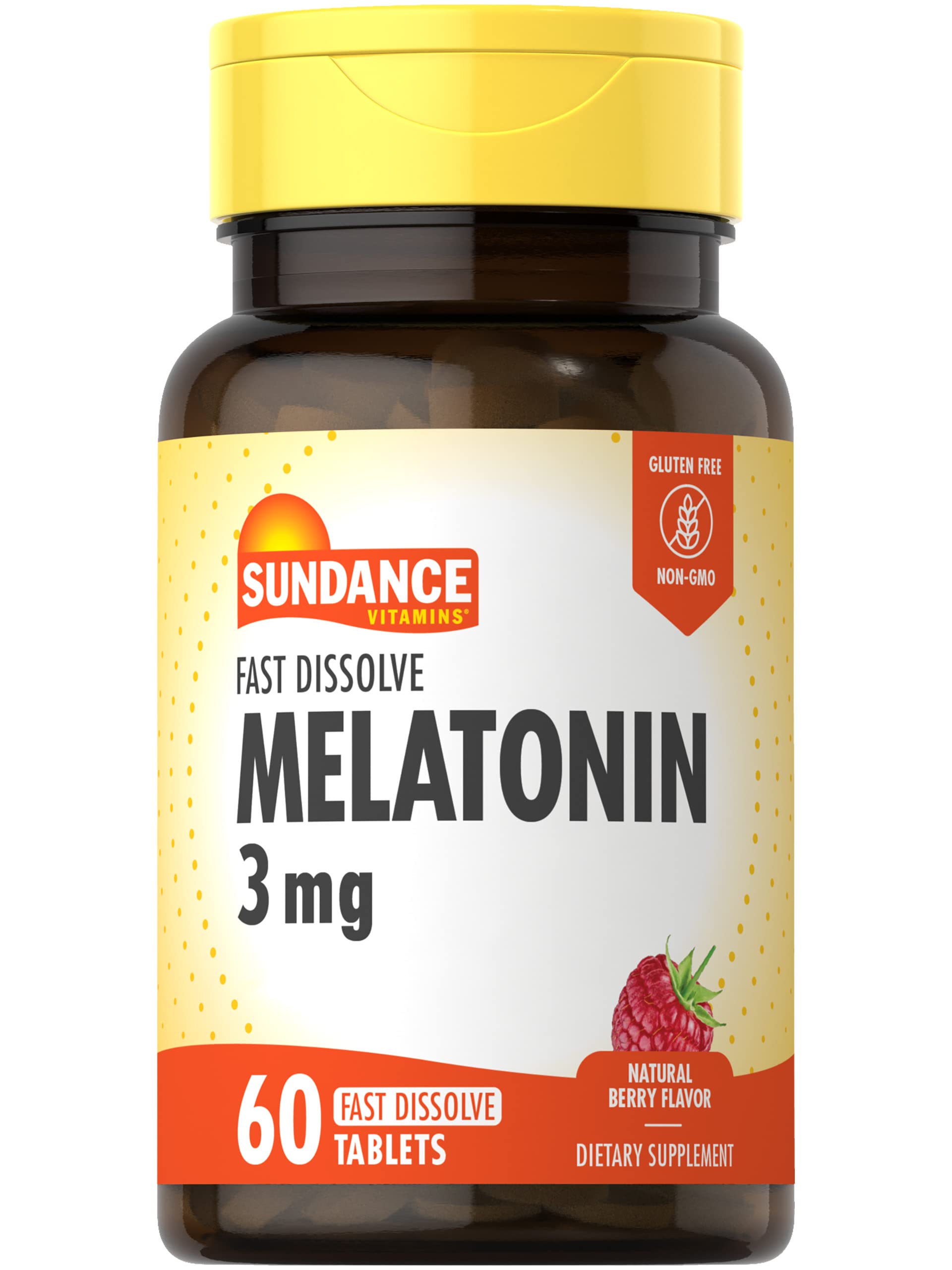Sundance Melatonin 3mg Fast Dissolve Tablets, 60