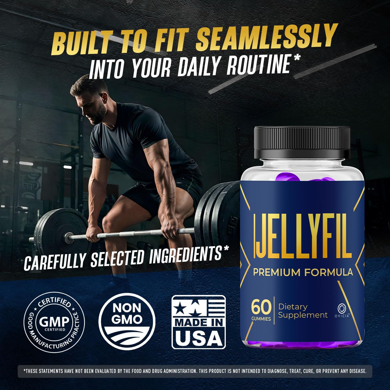 OVICIA Jellyfil Gummies Gummy 180 Gummies