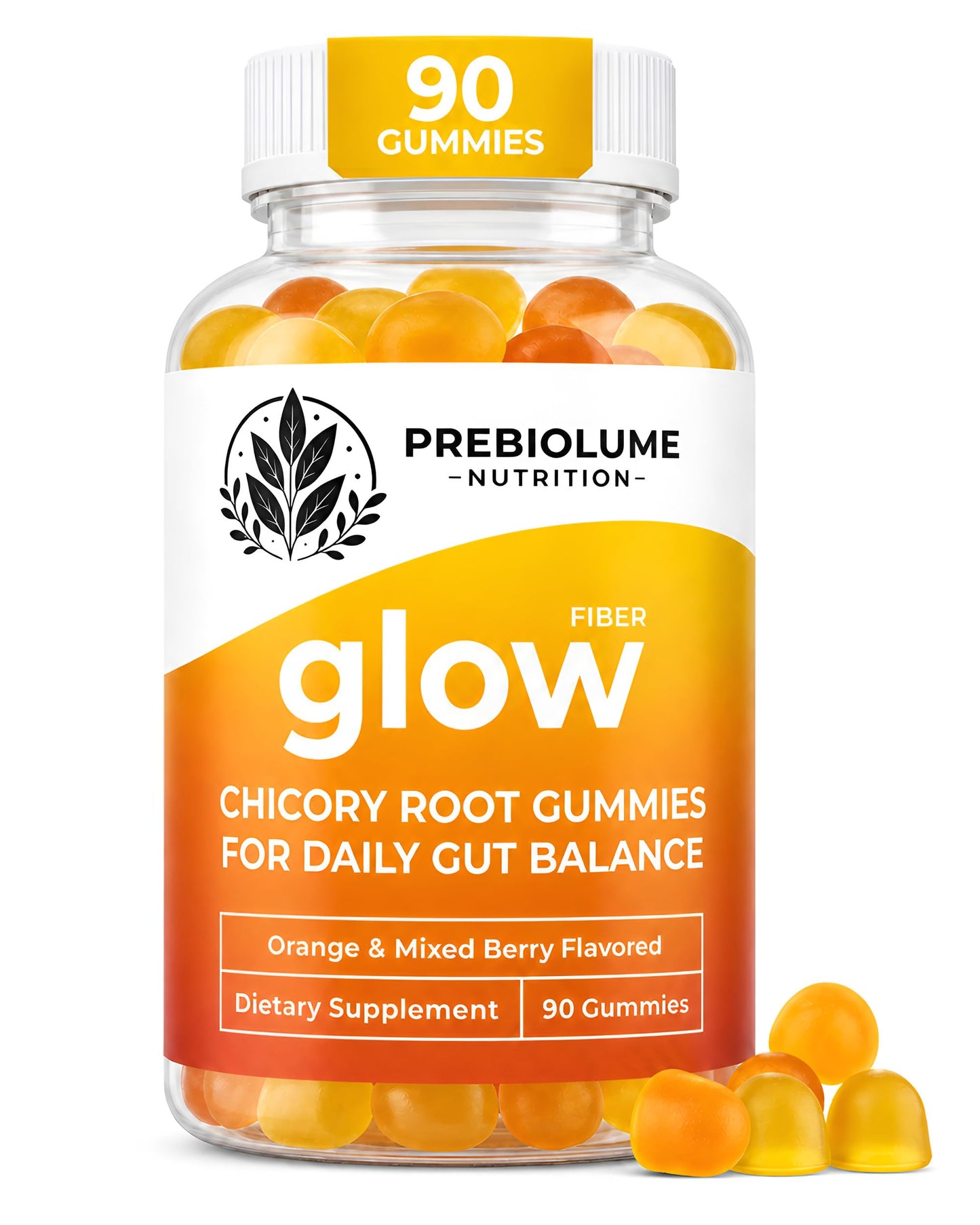 Prebiolume Fiber Gummies for Adults Capsule 90 Count