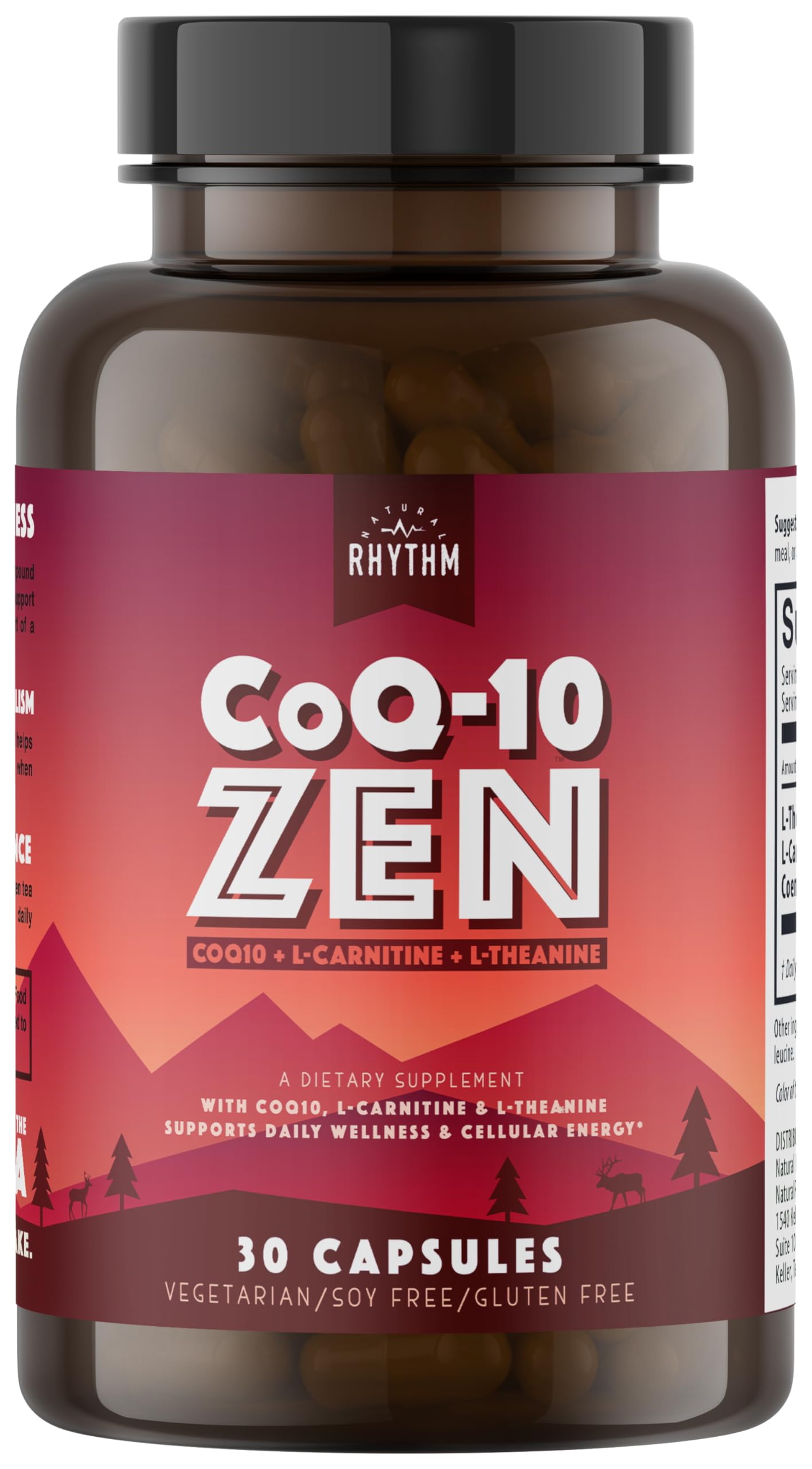 Natural Rhythm CoQ10-ZEN Capsules 30 Count