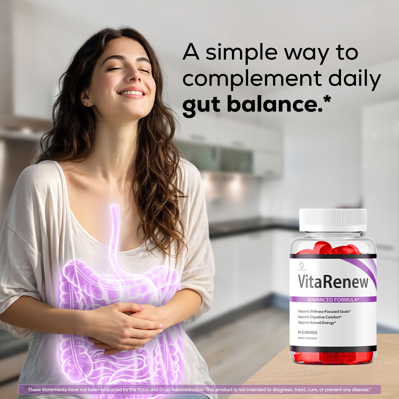 OVICIA VitaRenew Advanced Gummies Premium Formula, 300 Gummies