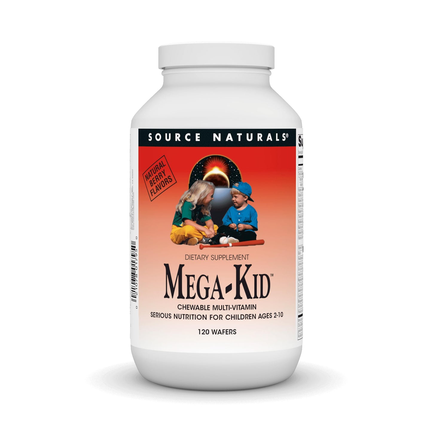 Source Naturals Mega-Kid Chewable Multi-Vitamin 120 Wafers