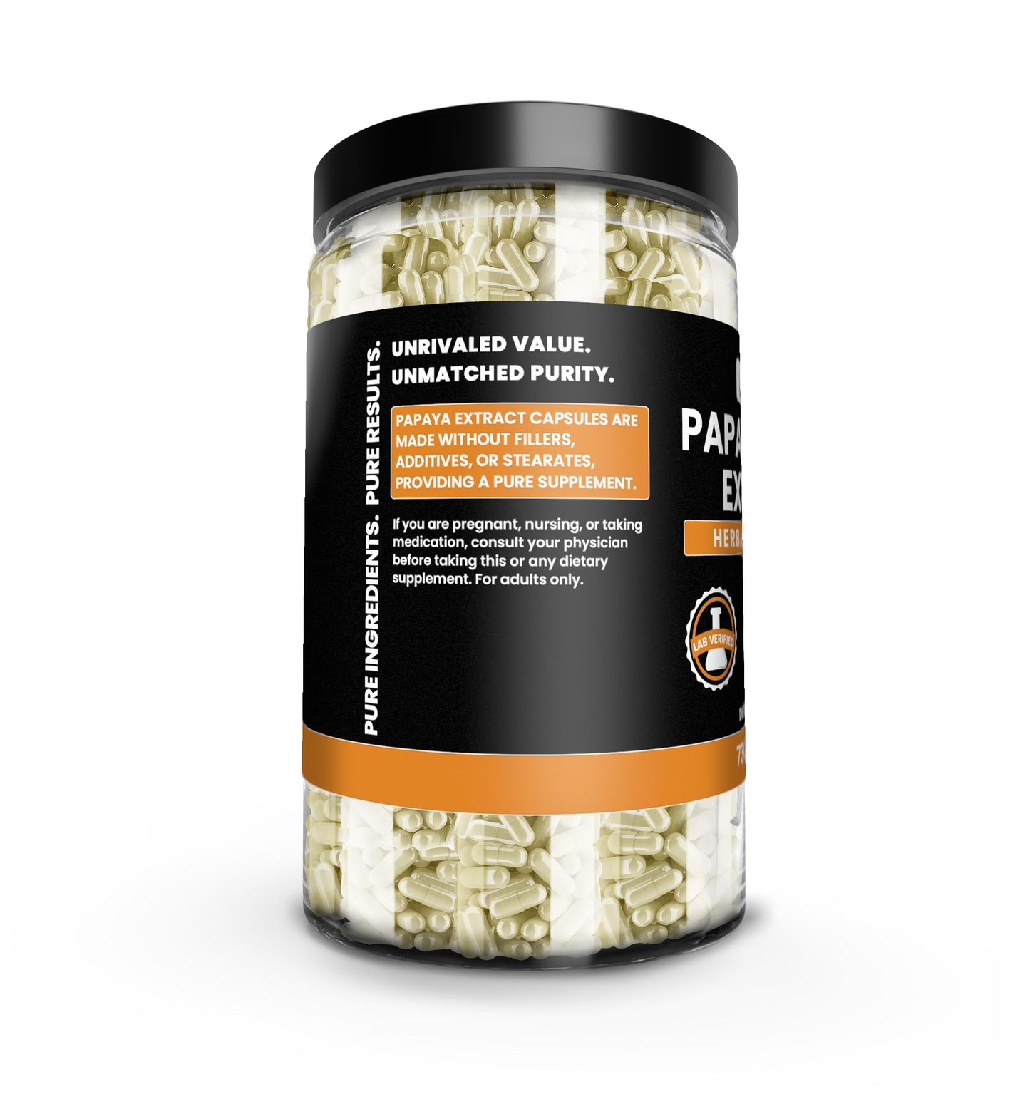 Pure Original Ingredients Papaya Extract Capsule 730