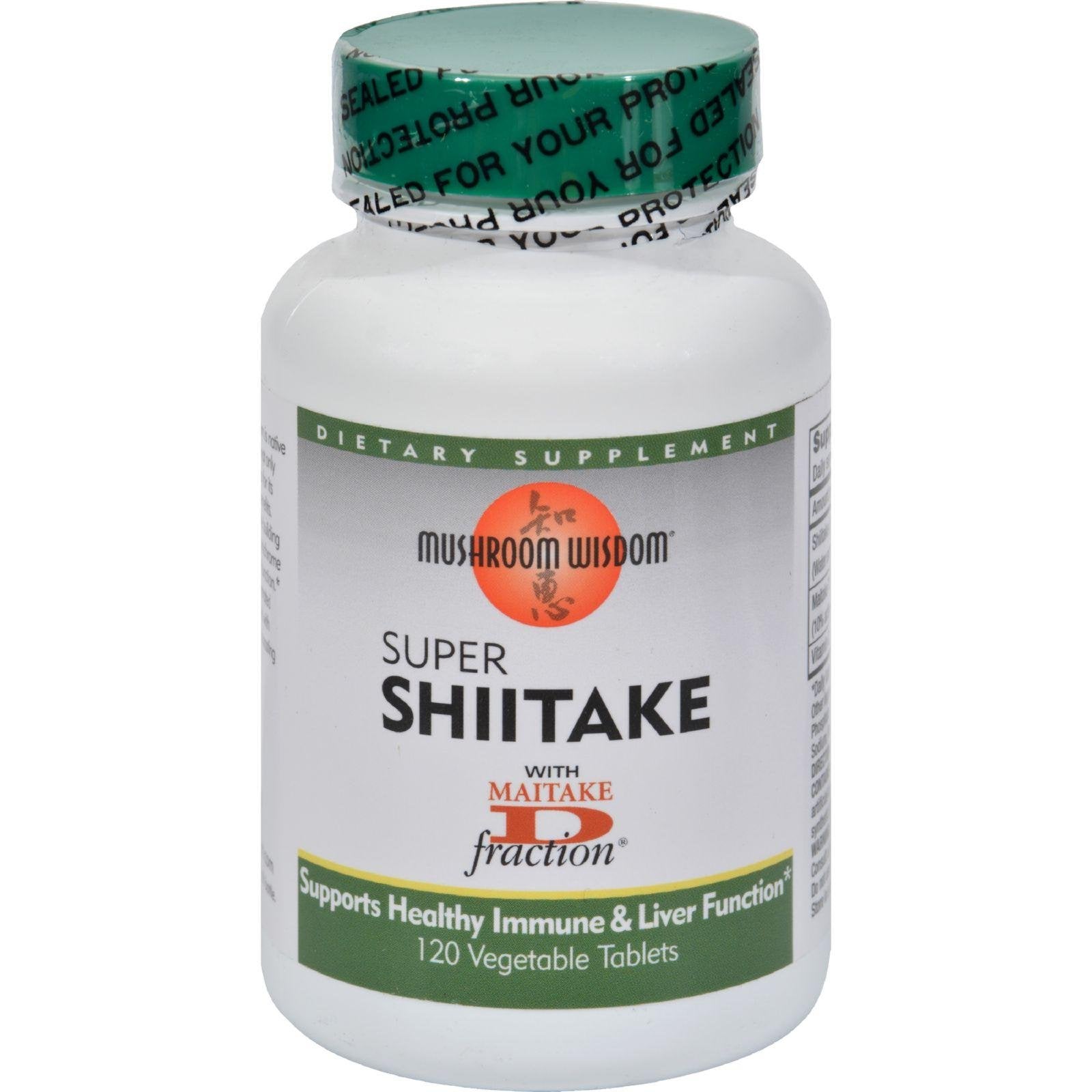 Mushroom Wisdom Super Shiitake Caplets 120