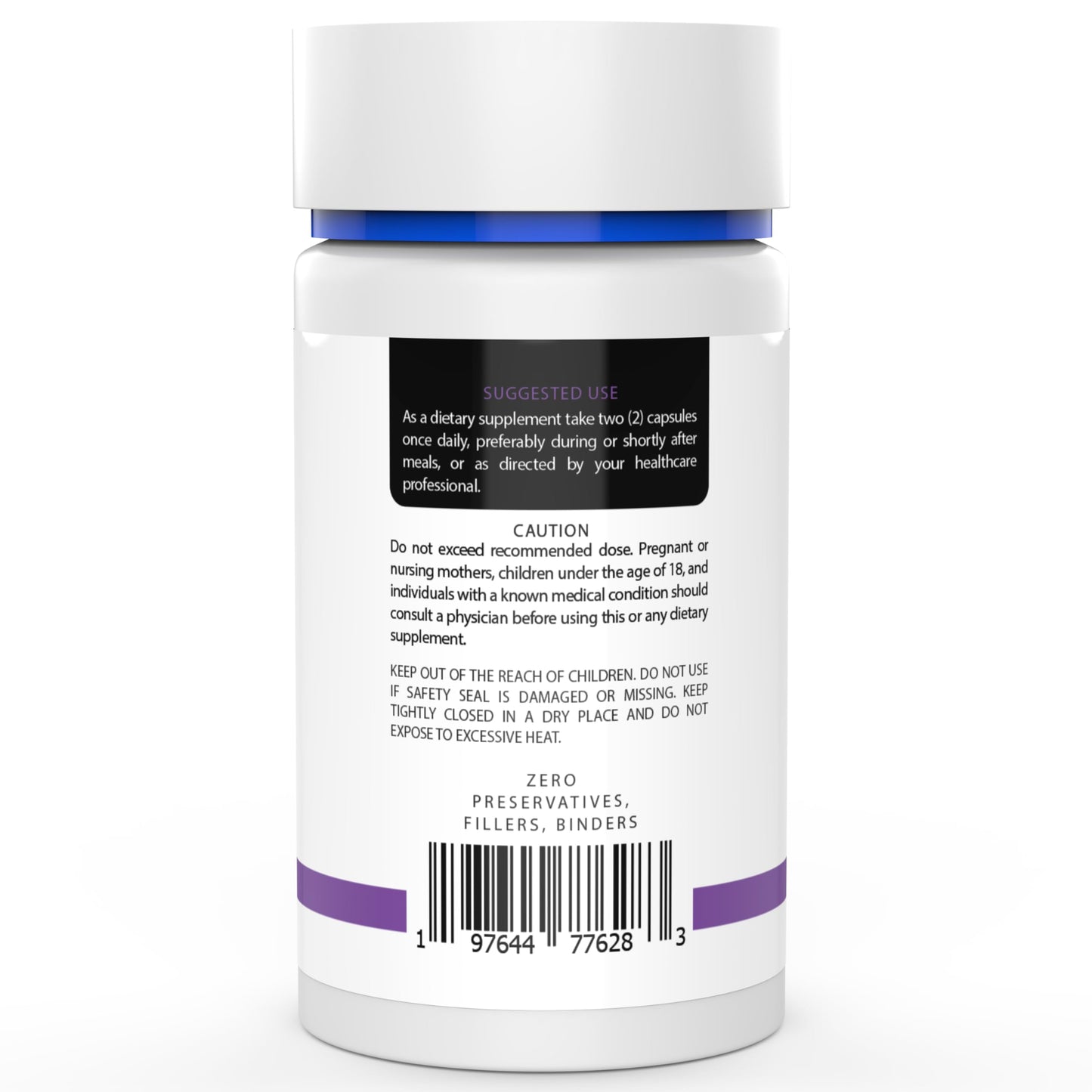 Lab Tested Supplements Trans-Resveratrol 500mg Capsules, 60 Count