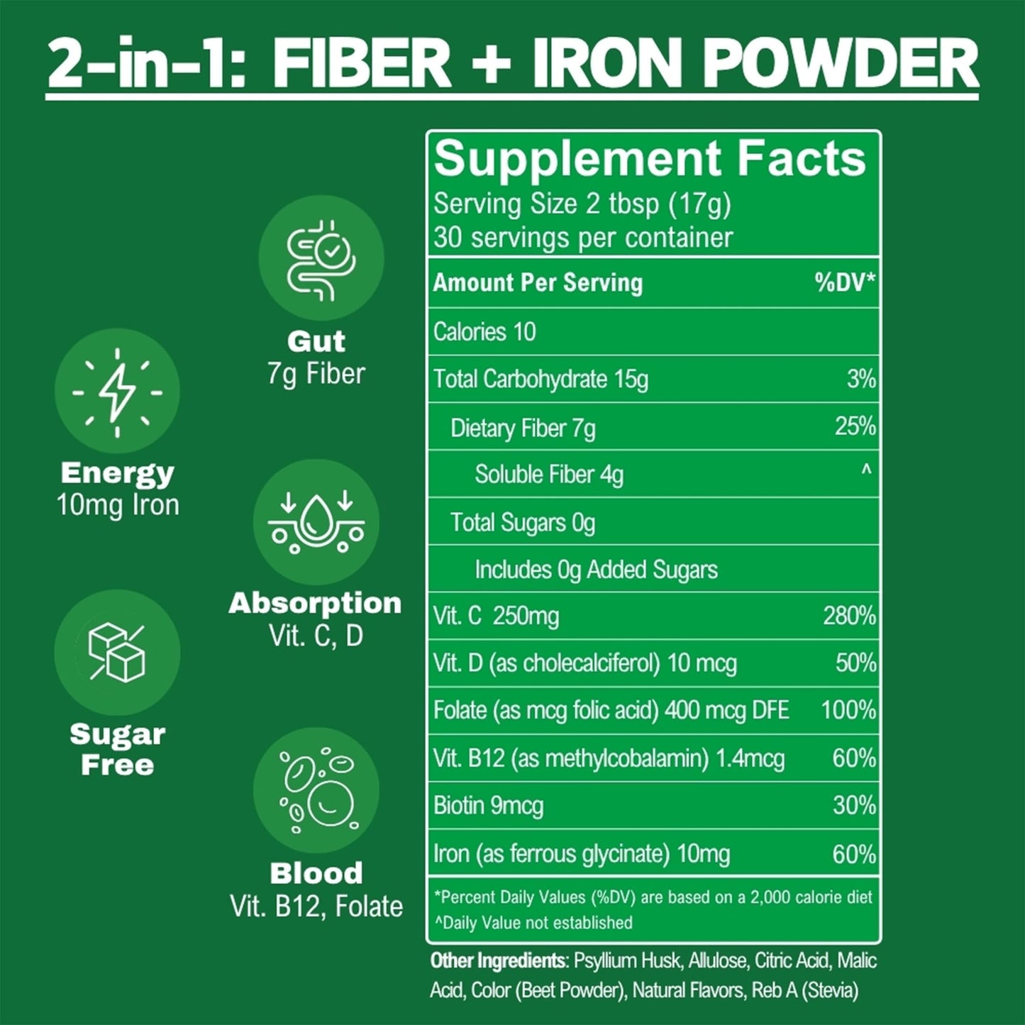 Smart Eats Fiber Lift Psyllium Husk Powder 18.3 oz