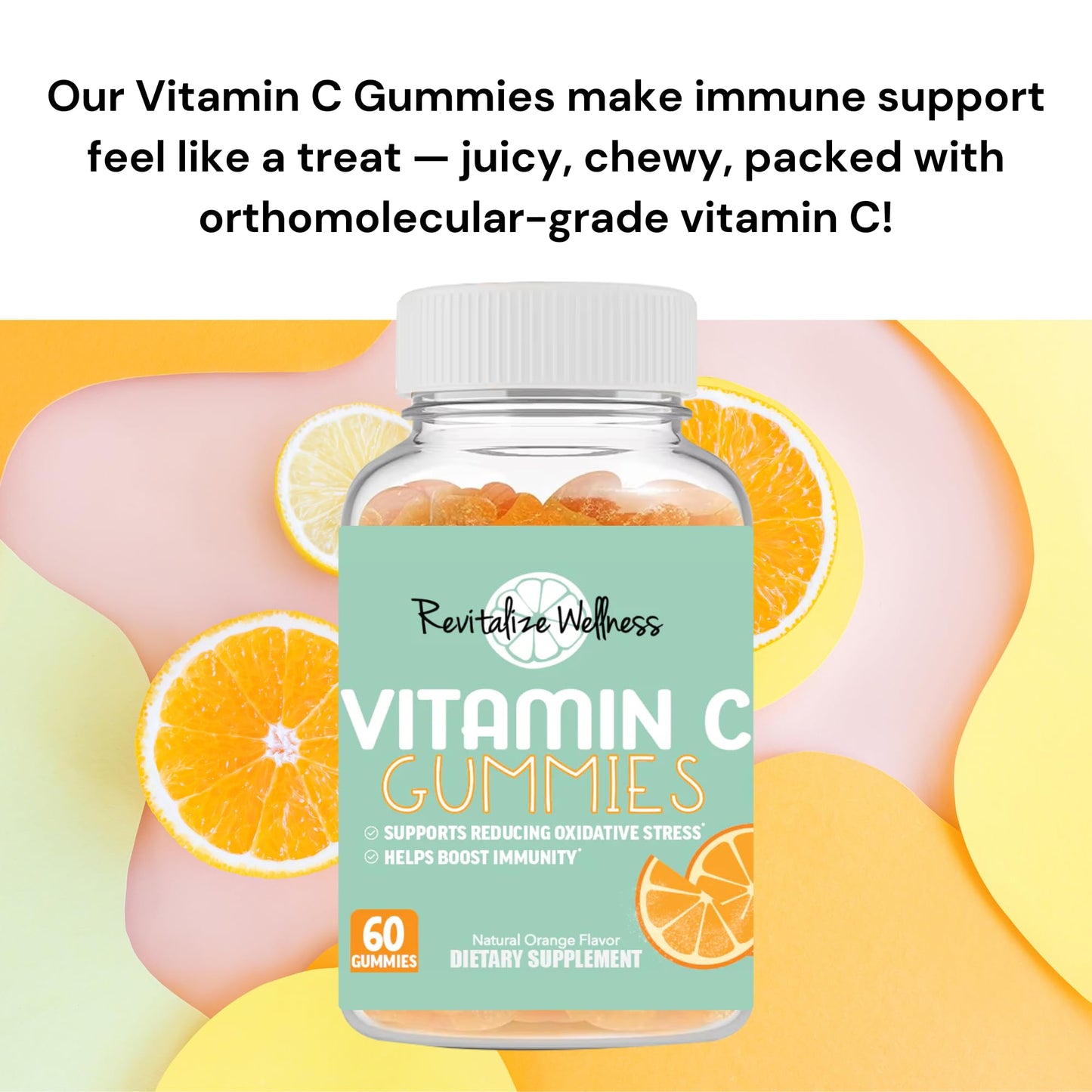 Revitalize Wellness Vitamin C Gummies 60 Count