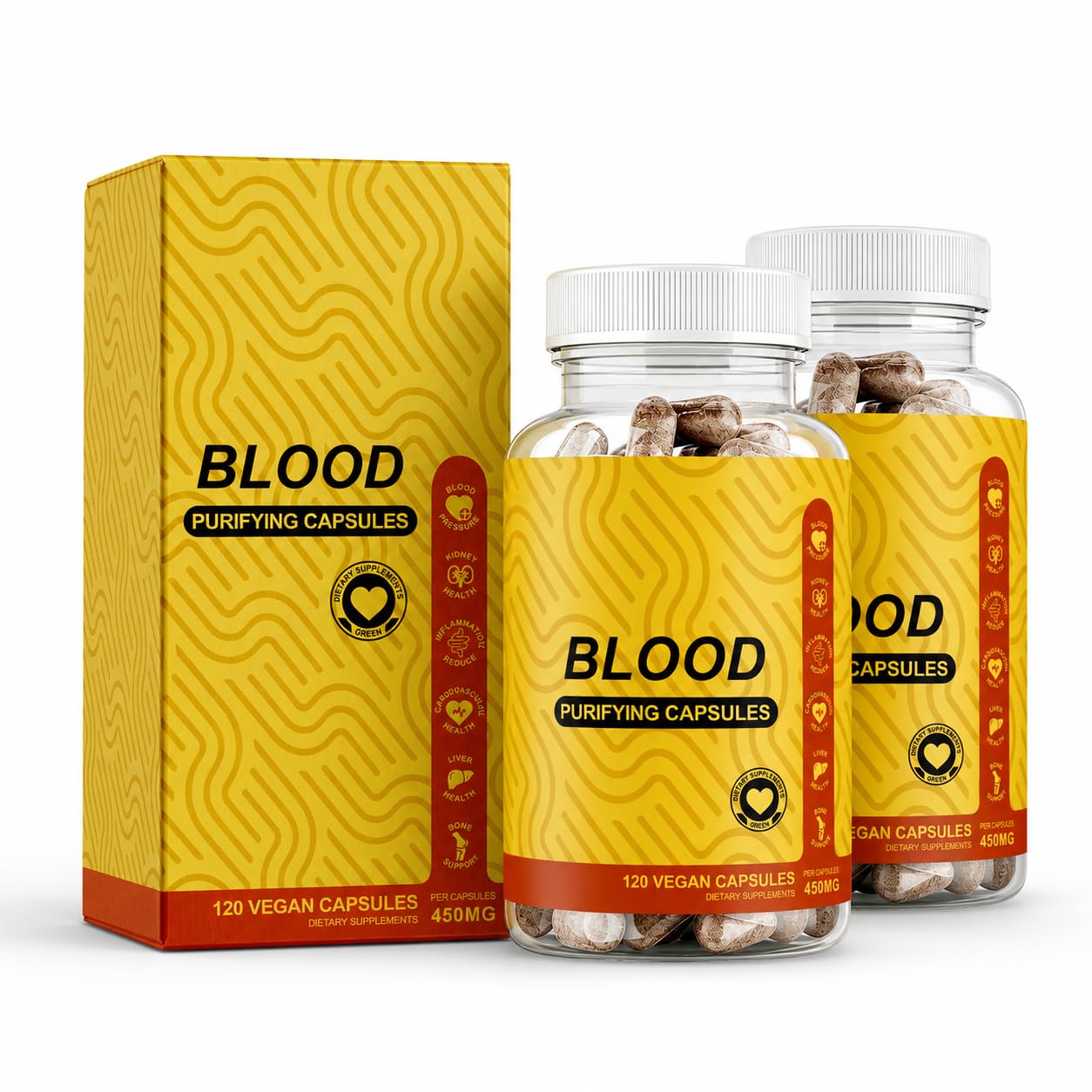 TAFUTY Blood Purifying Capsules 120 Count