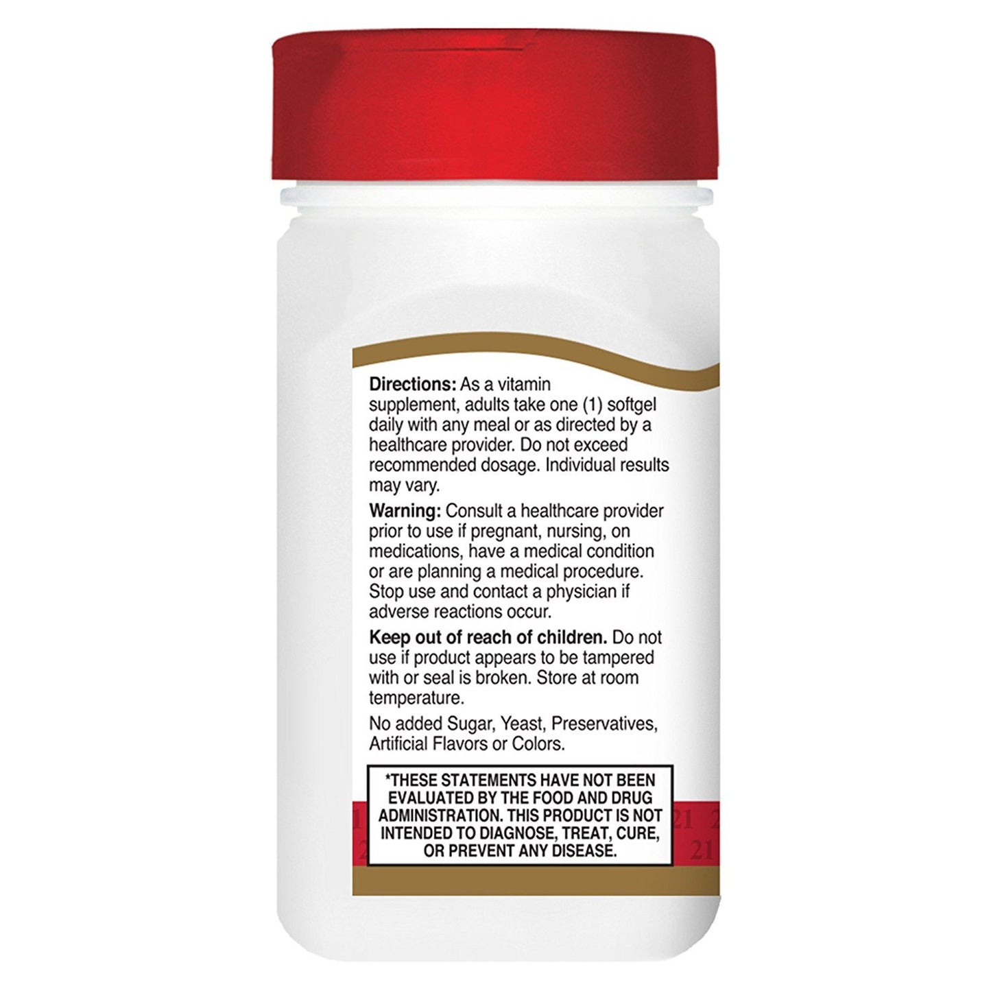 21st Century D3 1000 IU Softgels, 250 Count
