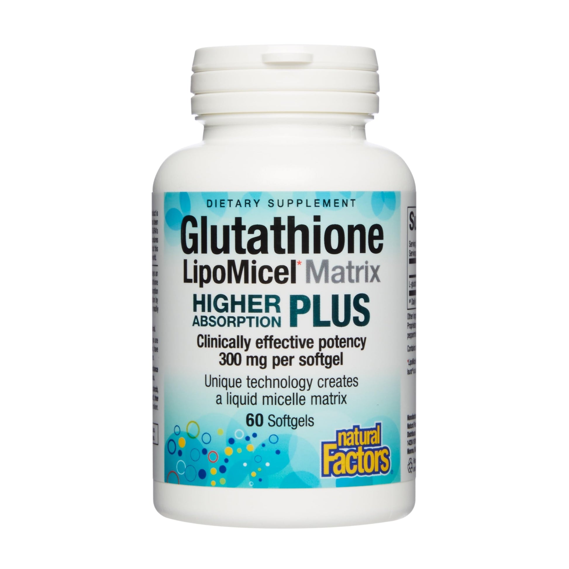 Natural Factors Glutathione LipoMicel Matrix Softgel 60