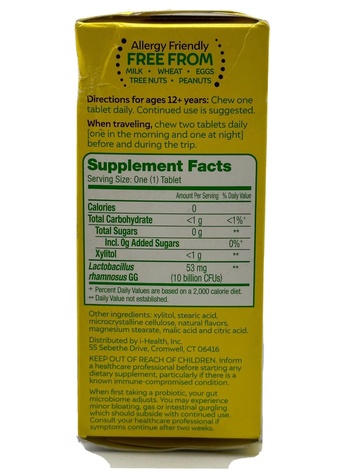 Culturelle Digestive Health Probiotic Tablets 48