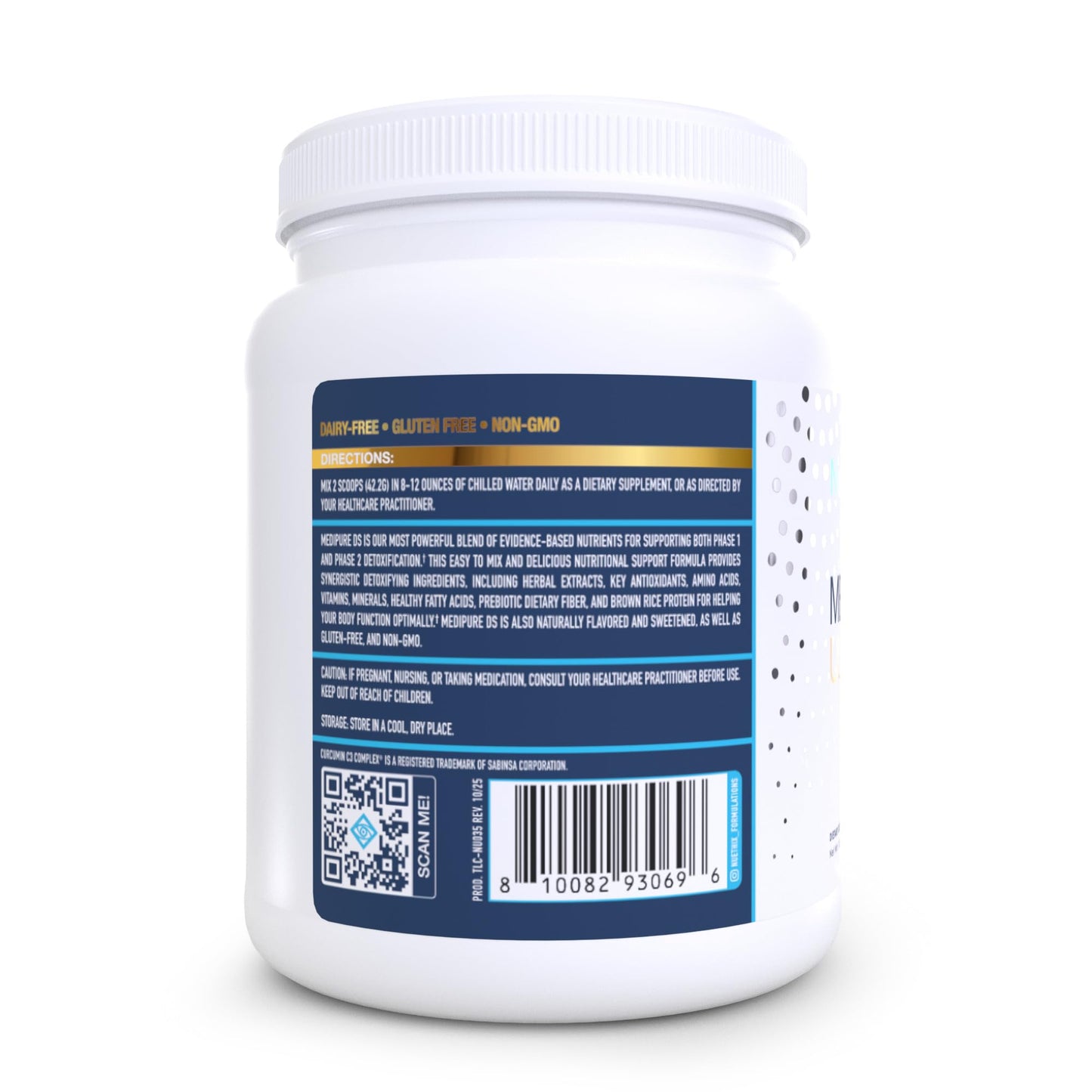 NuEthix Formulations Medipure Ultra with Rice Protein Phase 1 & 2 Detoxification System Powder 29.76 Ounce