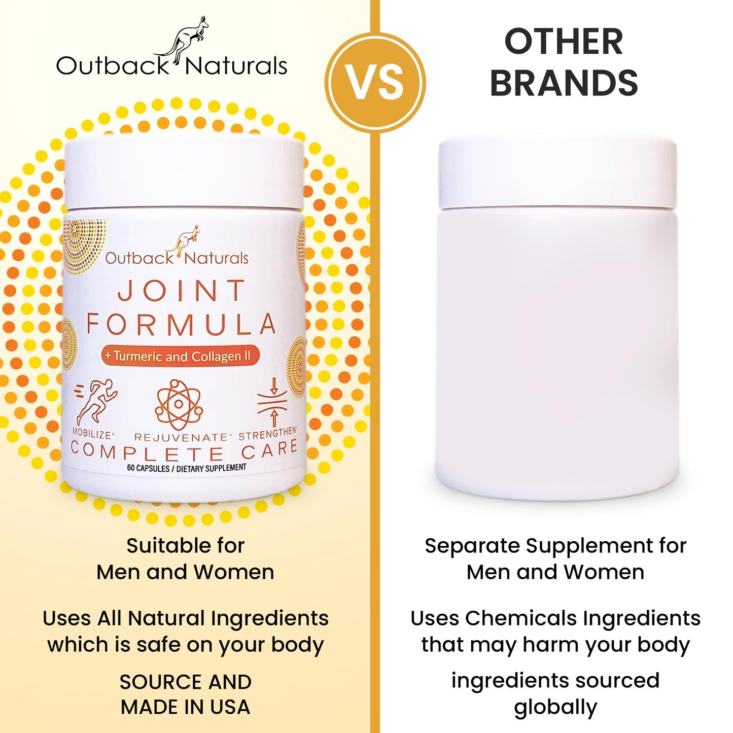 Outback Naturals Enhanced Joint Relief Formula, 60 Capsules