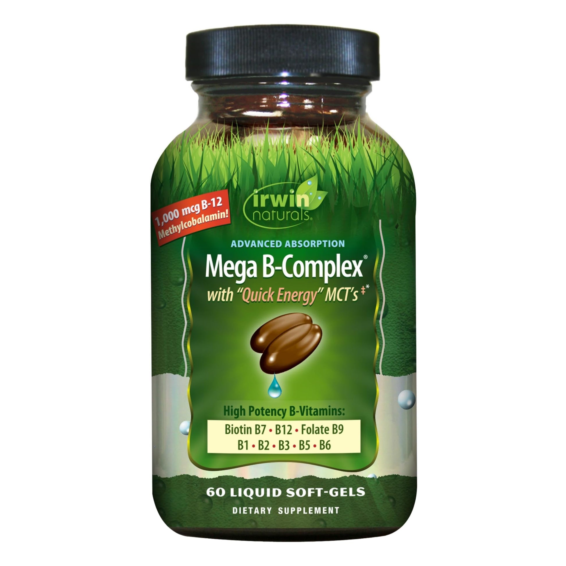Irwin Naturals Advanced Absorption Mega-B Complex Softgels 60