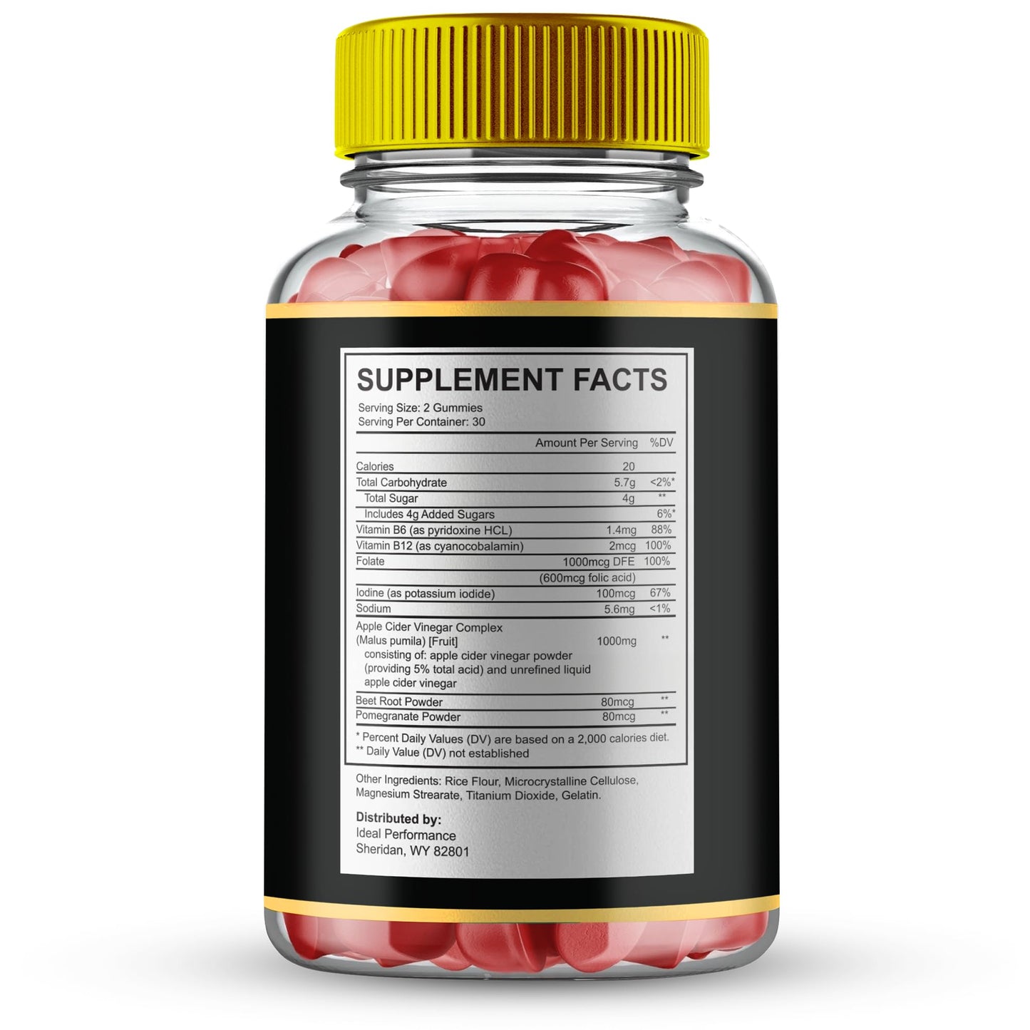 IDEAL PERFORMANCE Alpha Surge Gummies Gummy 60 Count
