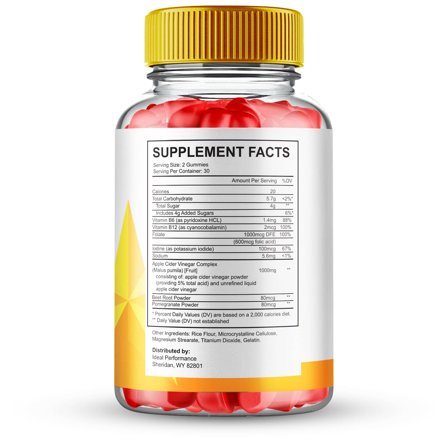 IDEAL PERFORMANCE All Star Keto Gummies Gummy 60 Count