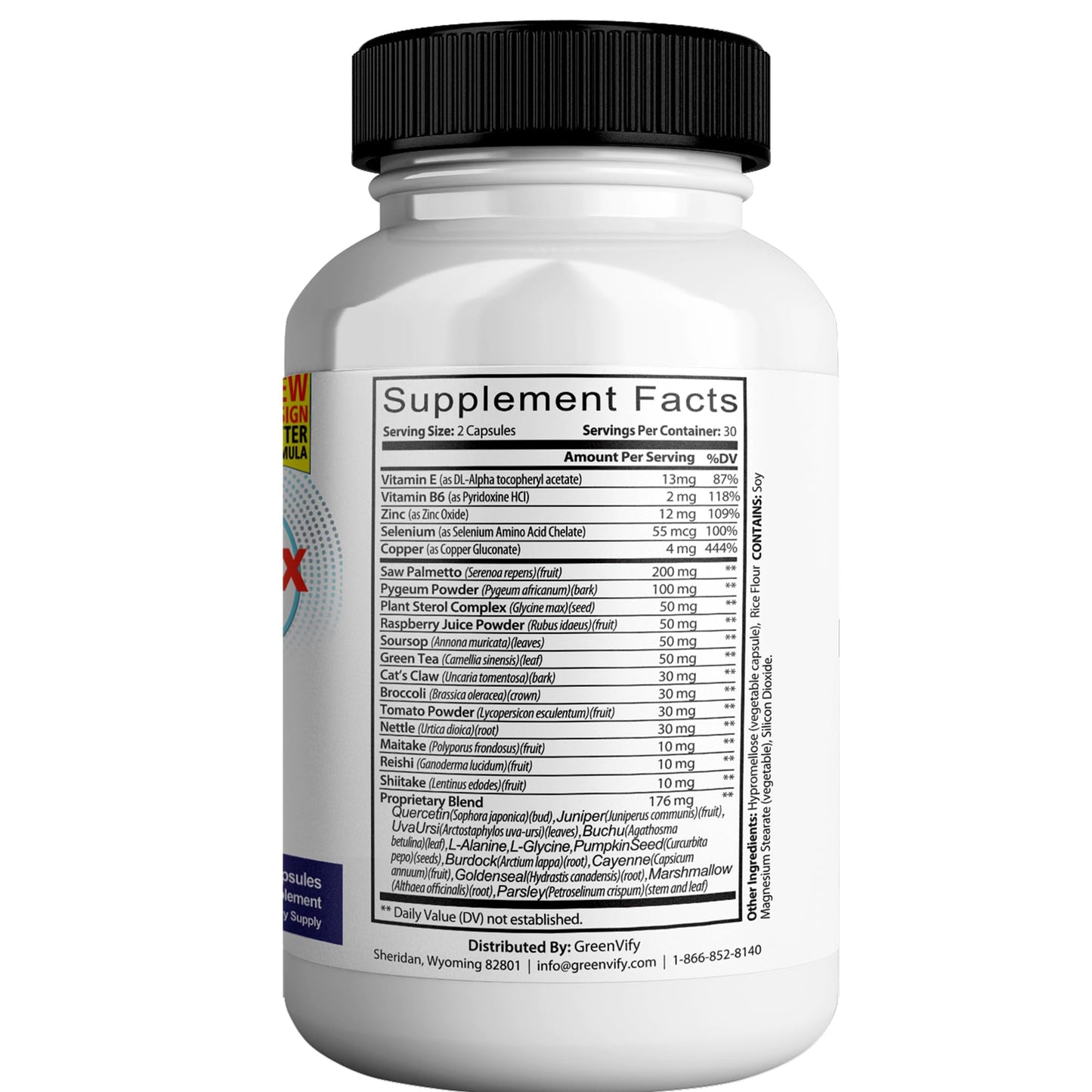 GREENVIFY ProstateViva Max Supplements for Men 120 Capsules