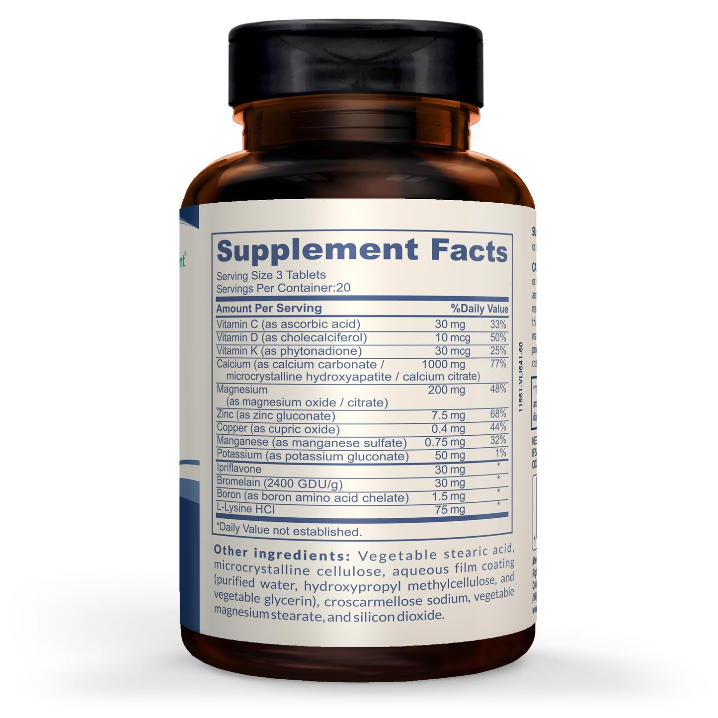 RIGHT ELEMENT Advanced Calcium, Magnesium & Vitamin D3 Supplement for Women Capsule 60 Count