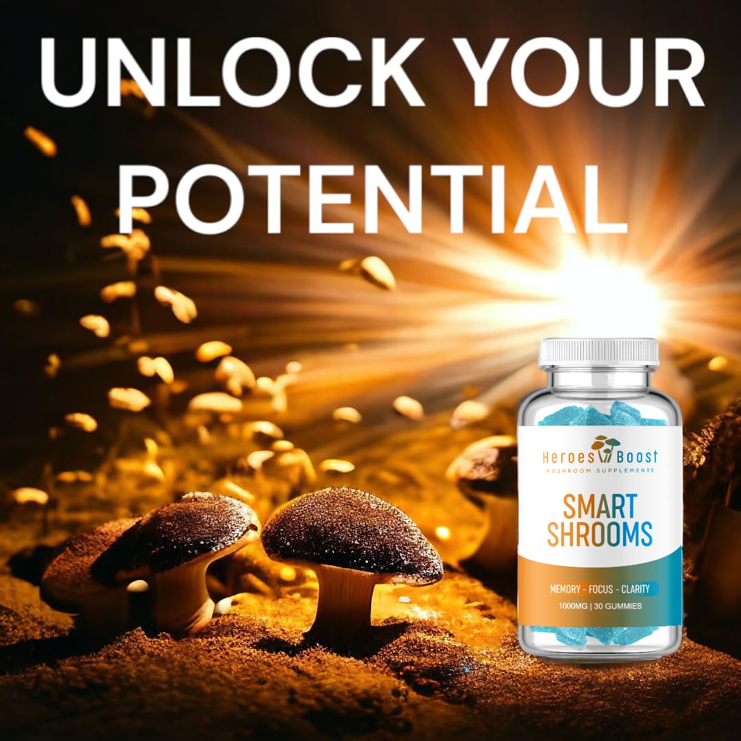Heroes Boost Smart Shrooms Gummy, 30