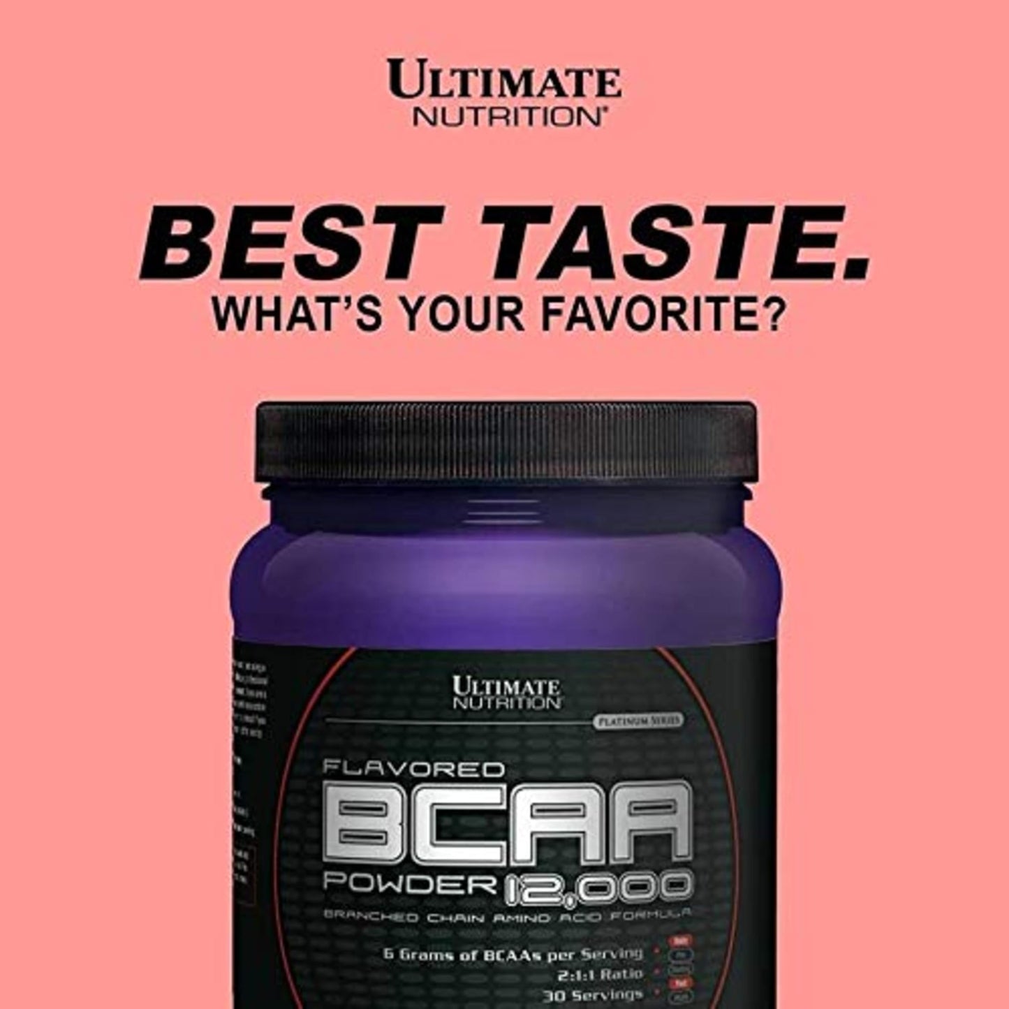 Ultimate Nutrition BCAA Powder Pink Lemonade 8 oz