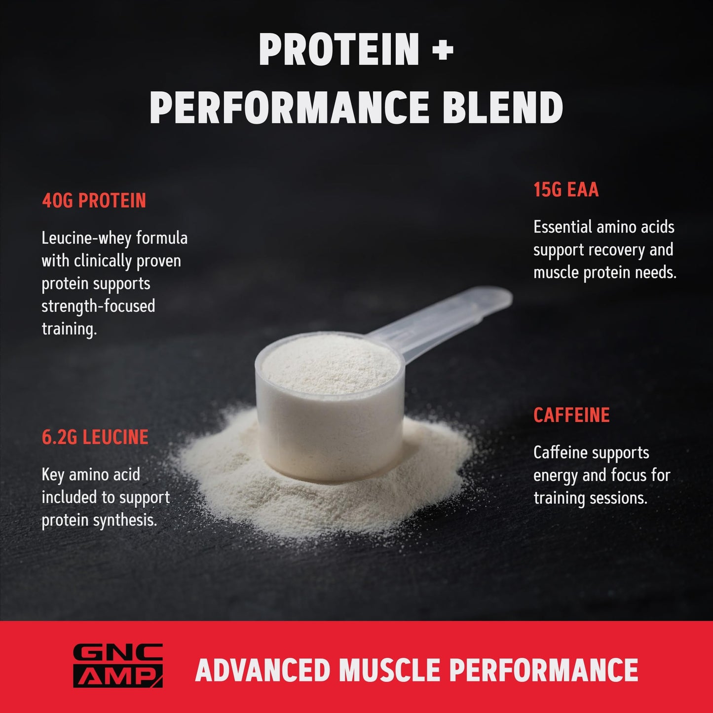 GNC AMP Wheybolic Ripped - Classic Vanilla Whey Protein Powder, 16.6
