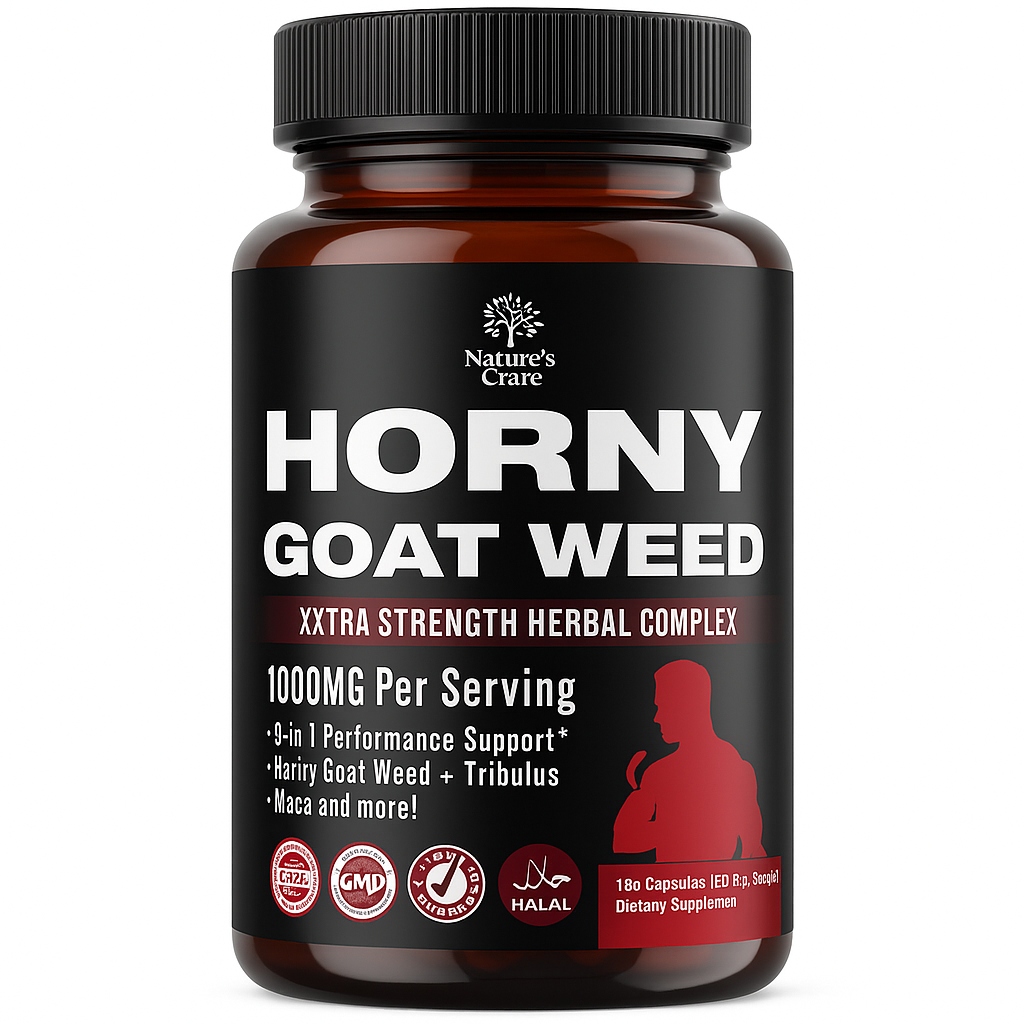 Nature's Craft Horny Goat Weed for Men Capsule 180 Count