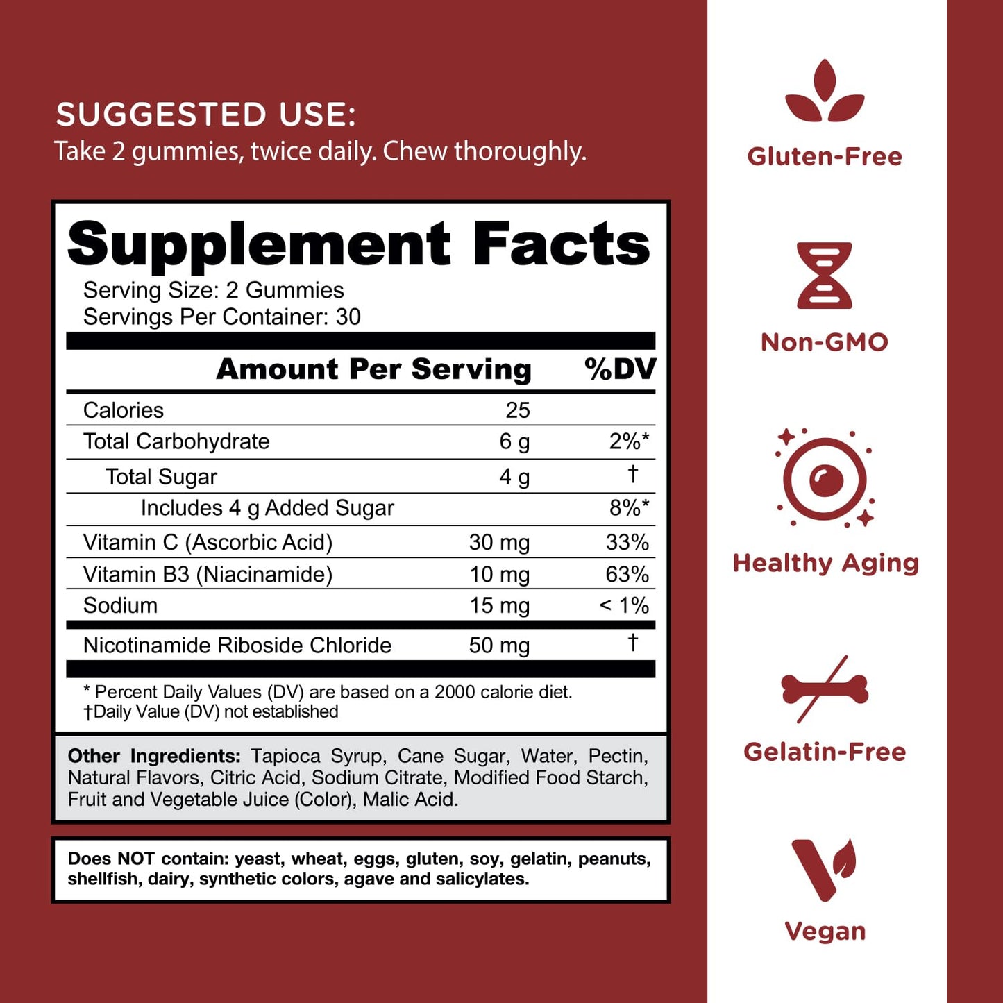 Goli Renew NAD+ Gummies, 60 Count