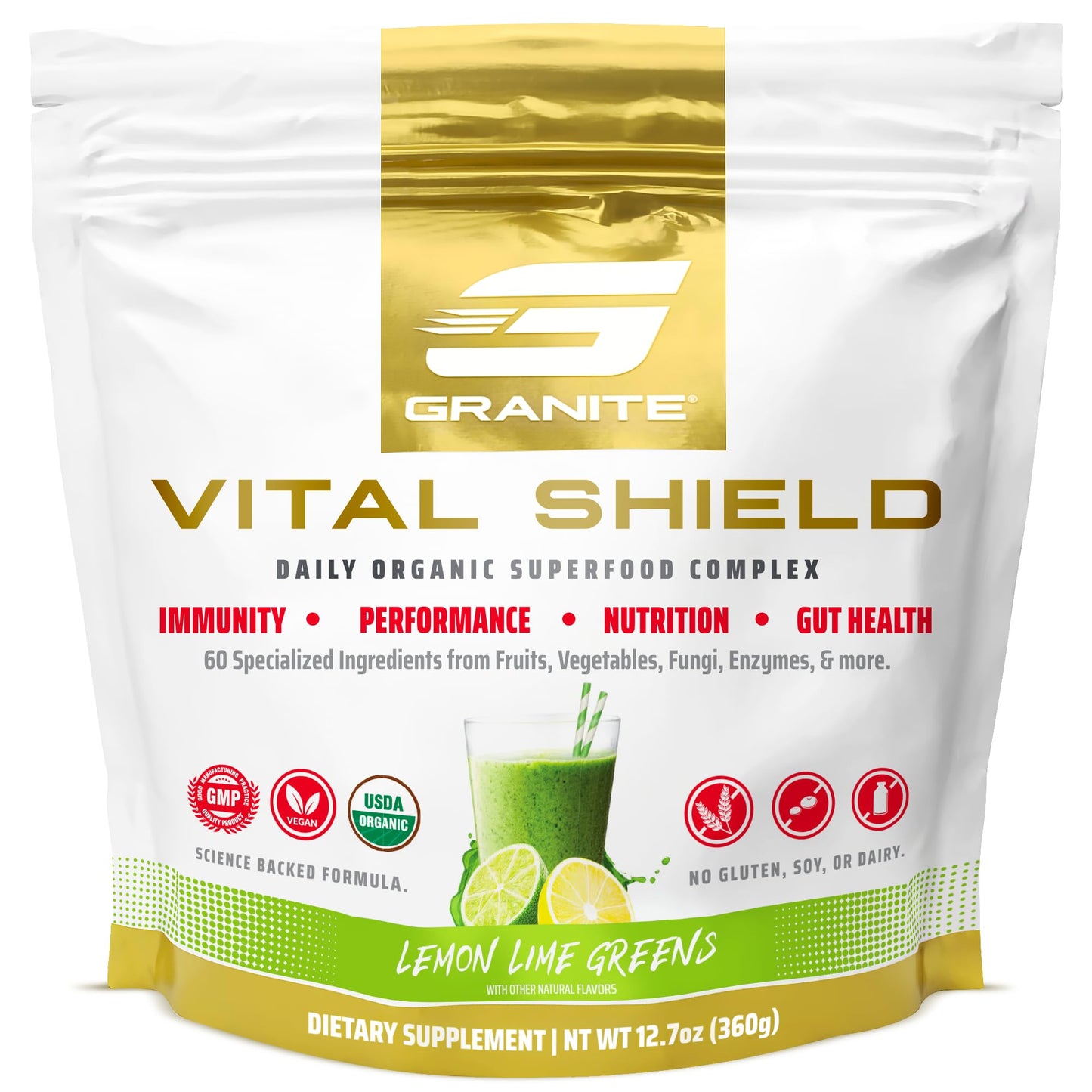 Granite Supplements Vital Shield Powder 12.7 Ounce