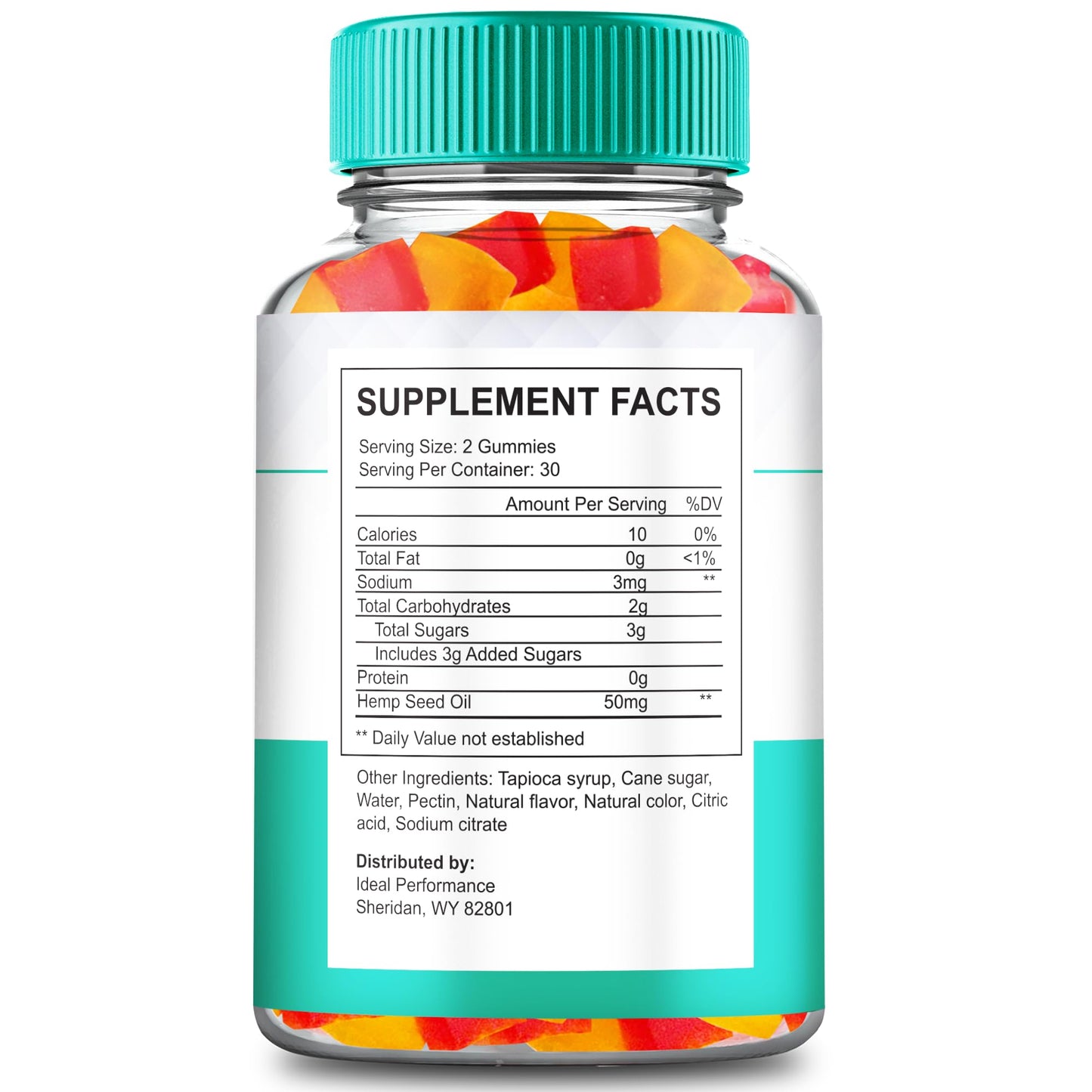 IDEAL PERFORMANCE Activ Pure Hemp Gummies 300 Gummies
