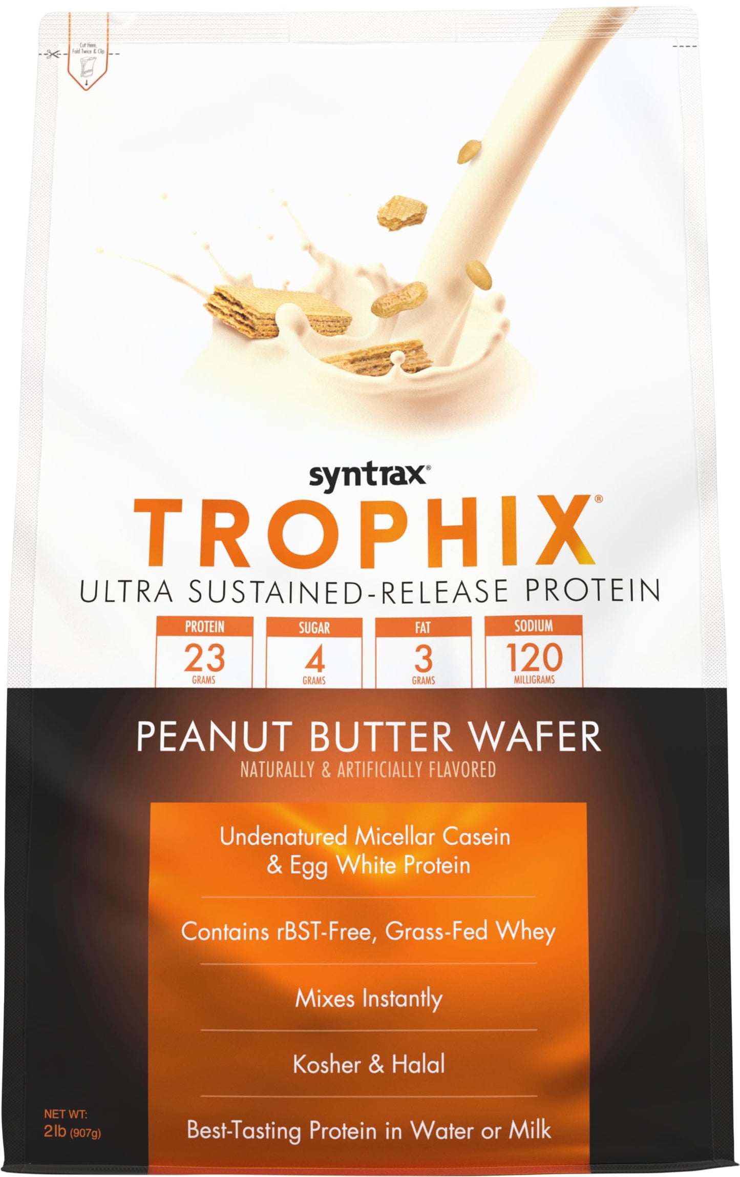 Syntrax Trophix Ultra Sustained-Release Protein Powder Blend, 32 Servings