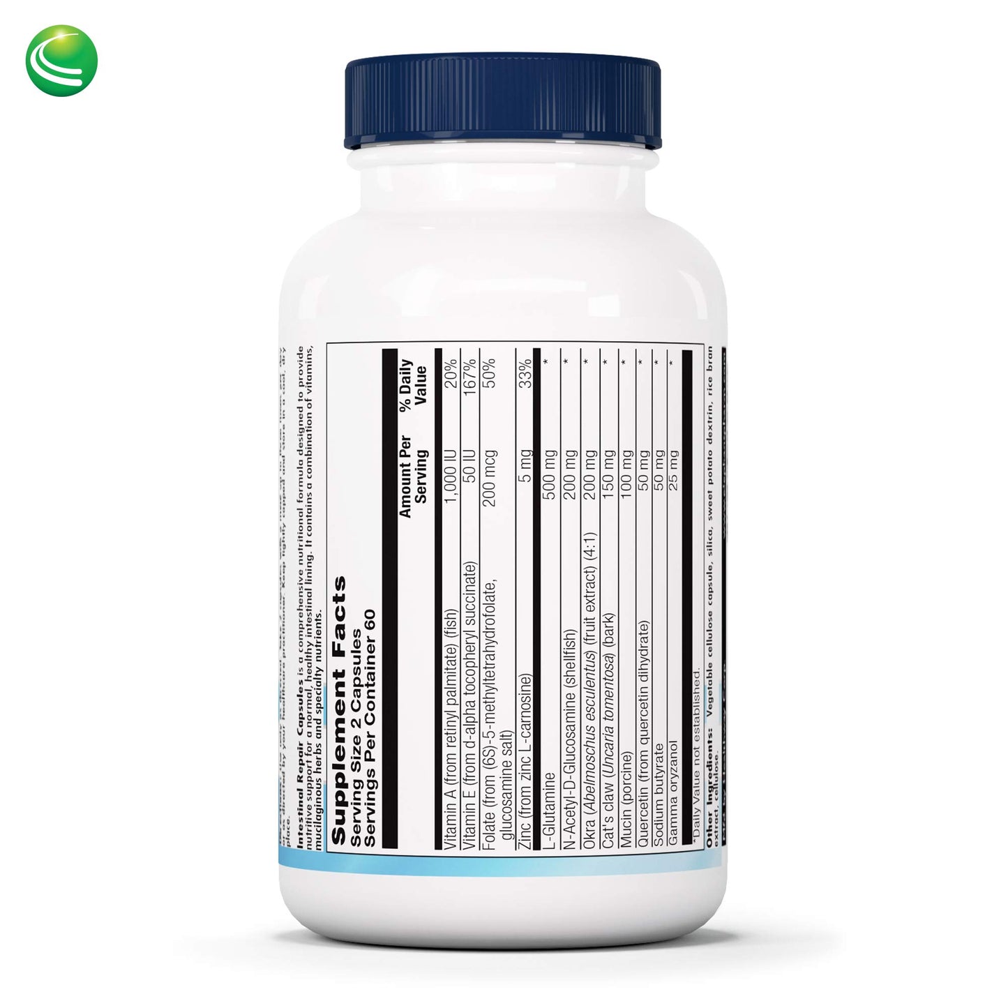 Nutra BioGenesis Intestinal Repair Capsules, 120 Capsules