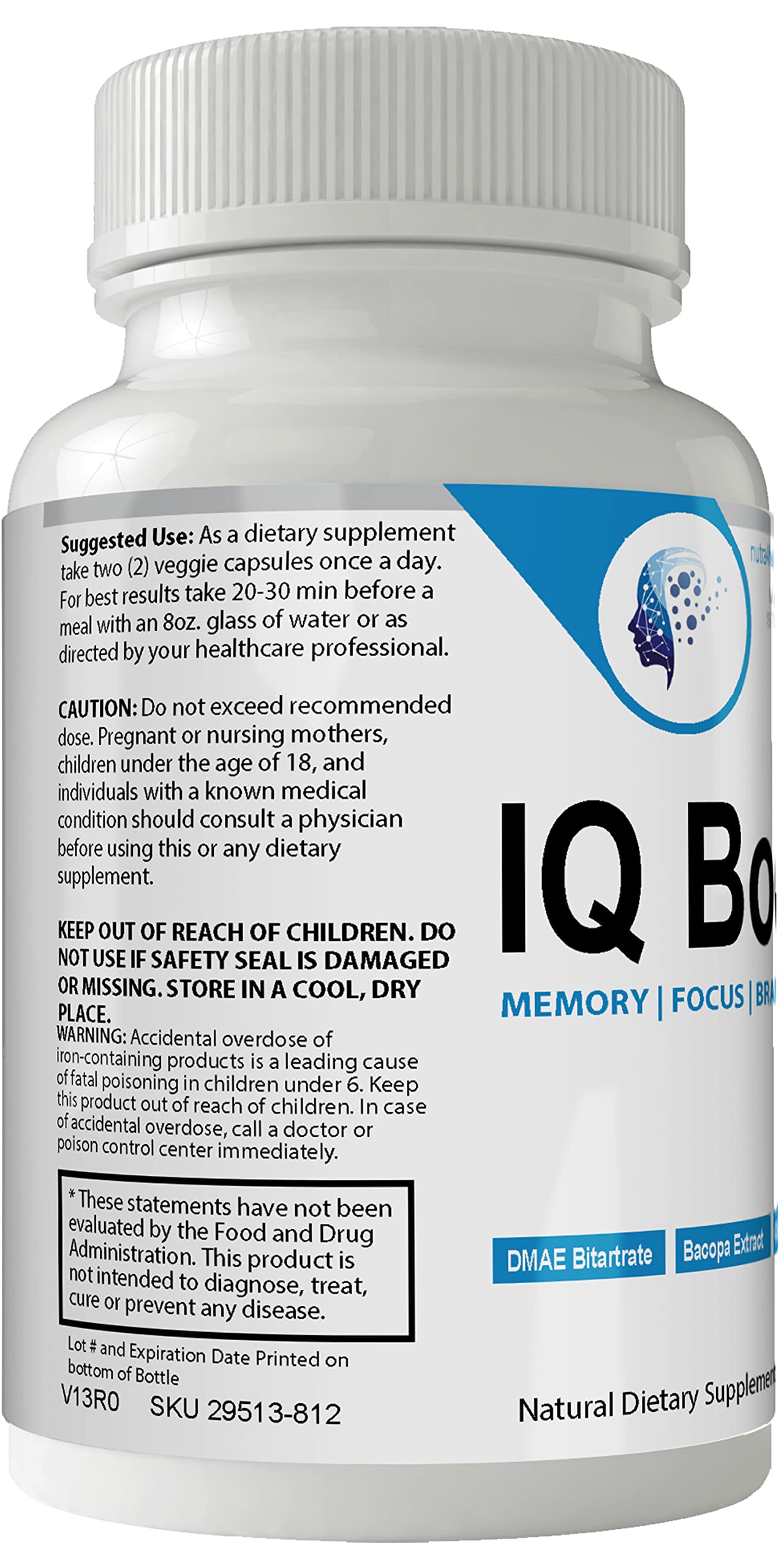 nutra4health IQ Boost Smart Pill Capsule 60 Count