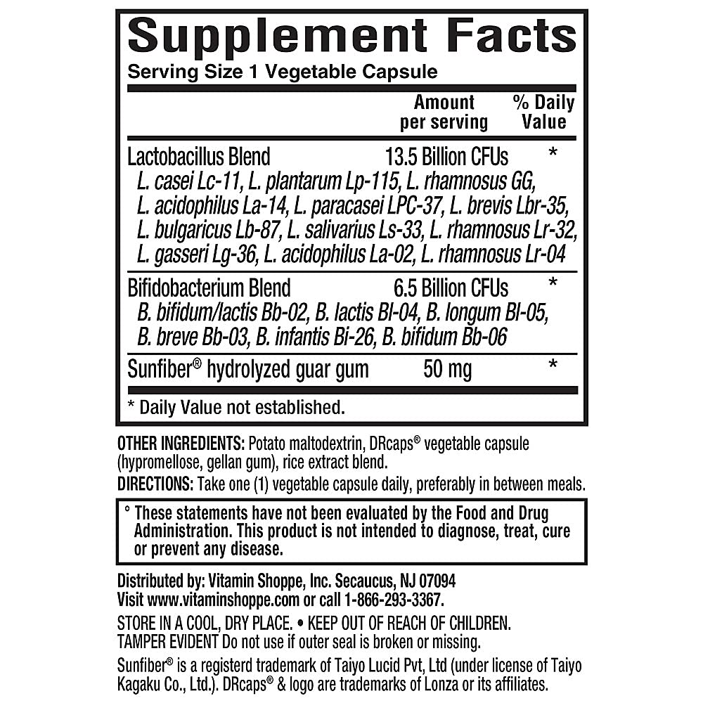 ProBioCare Probiotic 20 Billion CFUs Supports Digestive Health Capsule 60 Count