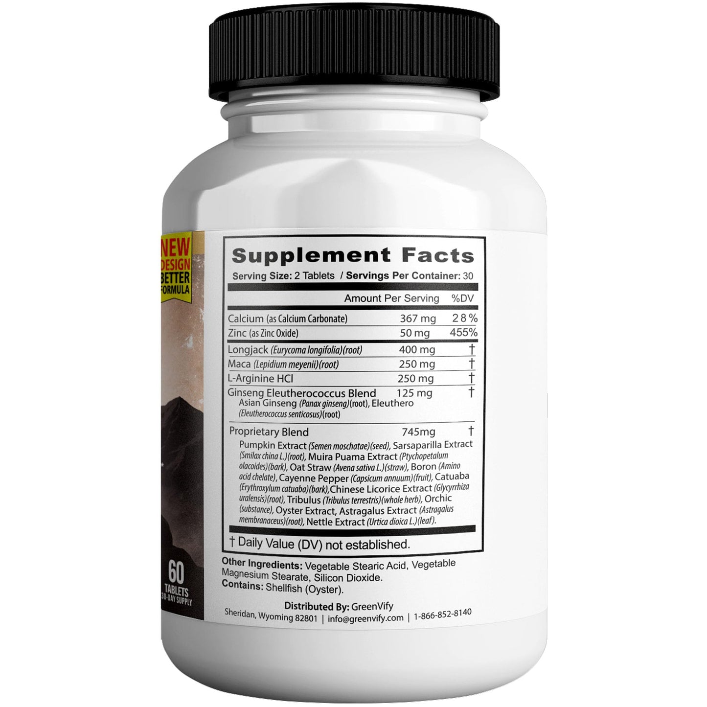 GREENVIFY Tribal Force X Extra Strength Natural Supplement Capsule 180