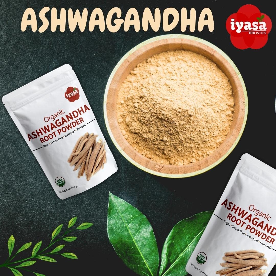 Iyasa Holistics Ashwagandha Powder 4 oz