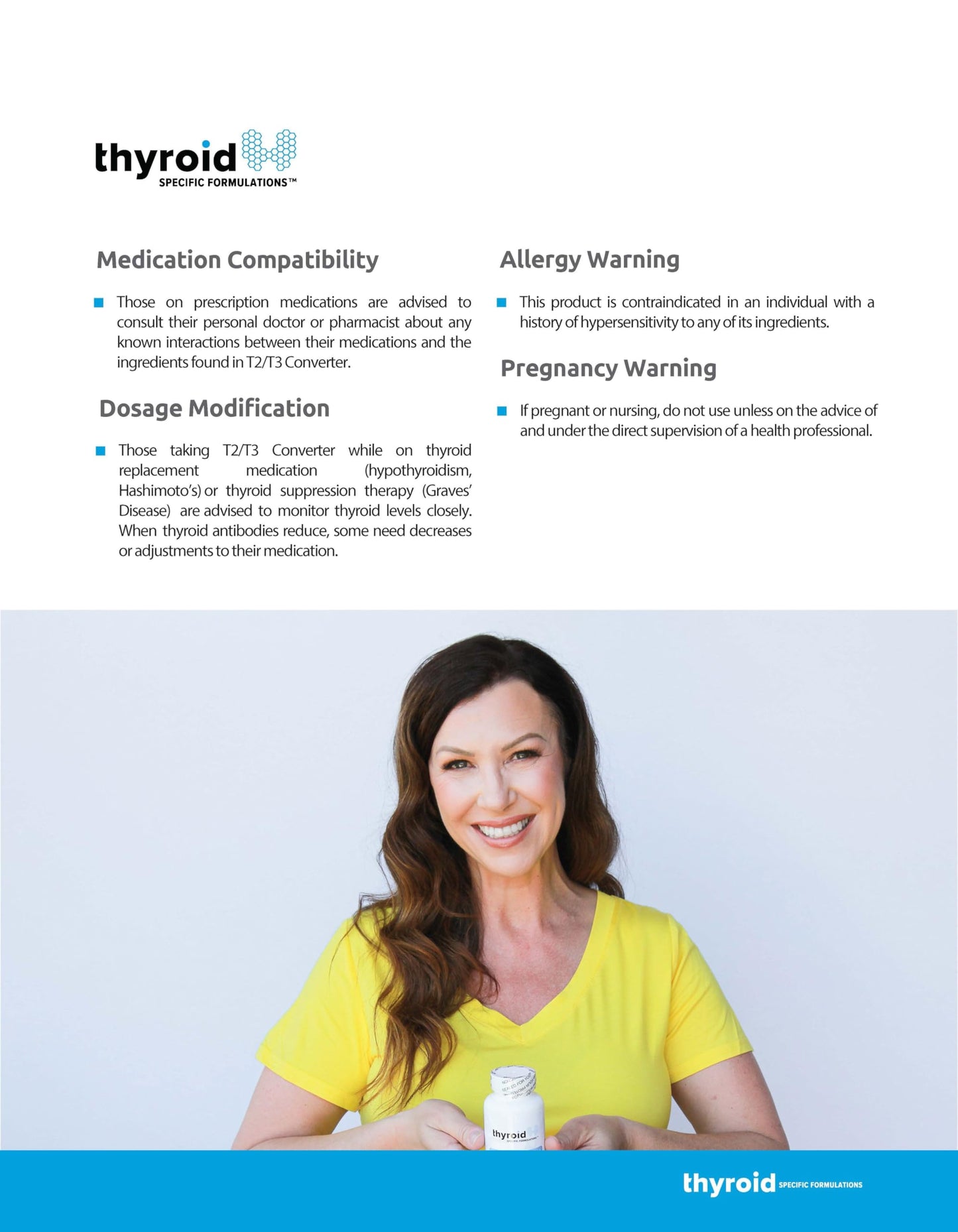 Thyroid Specific Formulations T2 T3 Conversion Booster 60 Capsules
