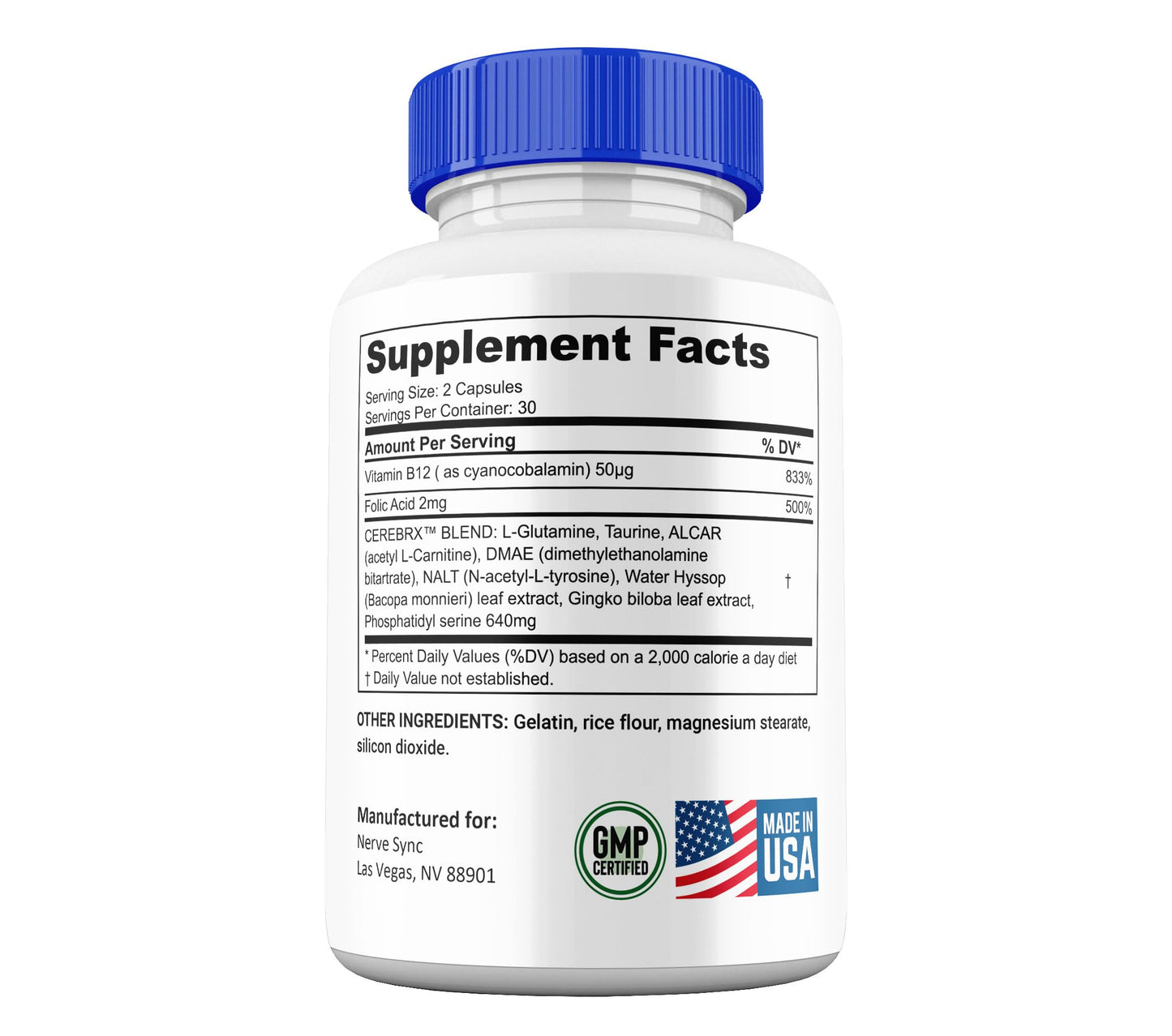 Shark Labs Nerve Sync Capsules Capsule 60 Count