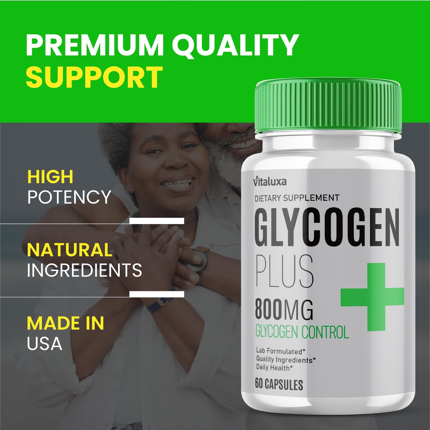 Vitaluxa Glycogen Plus 800mg Formula Capsule, 180 Capsules