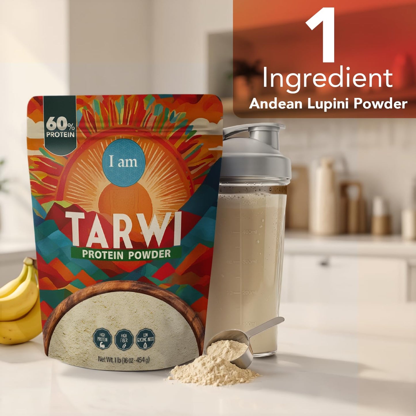 It's Good Energy Tarwi Bean (Chocho) Protein Powder 16 oz