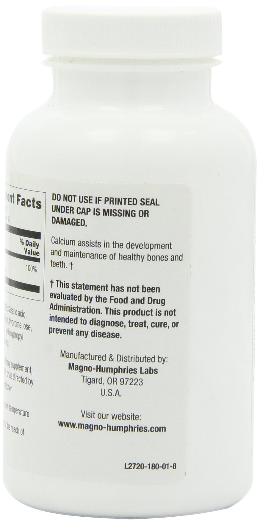 Nature's Way Optimum Calcium Citrate Caplets, 180 Count