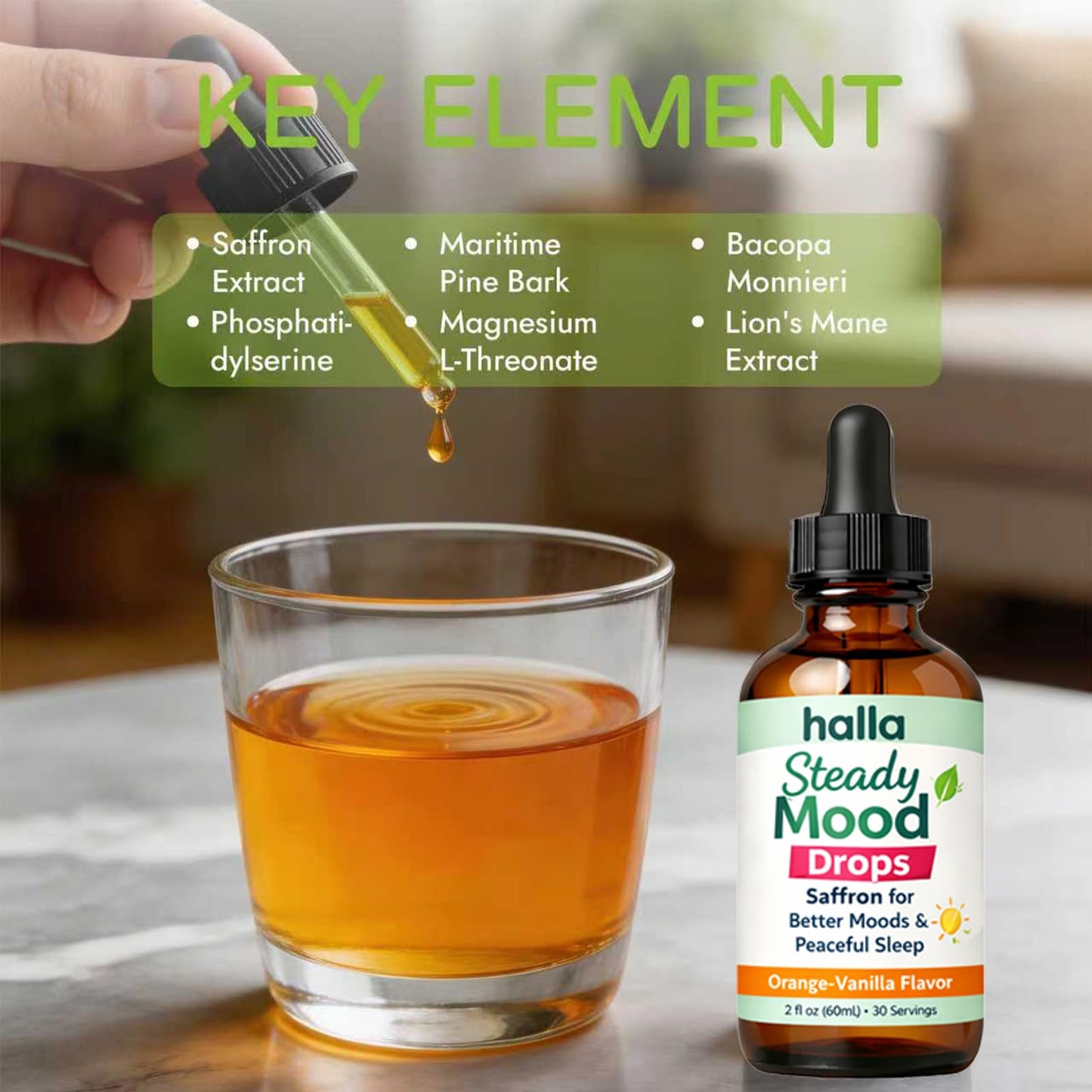 ReviveNerve Halla Steady Mood Drops Capsule 60 Capsules