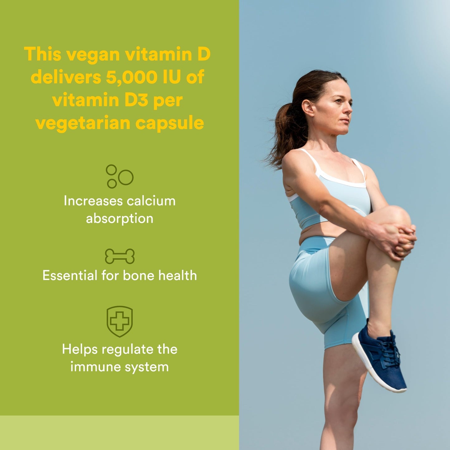 Natural Factors Whole Earth & Sea Vitamin D3 Capsules, 60 Count